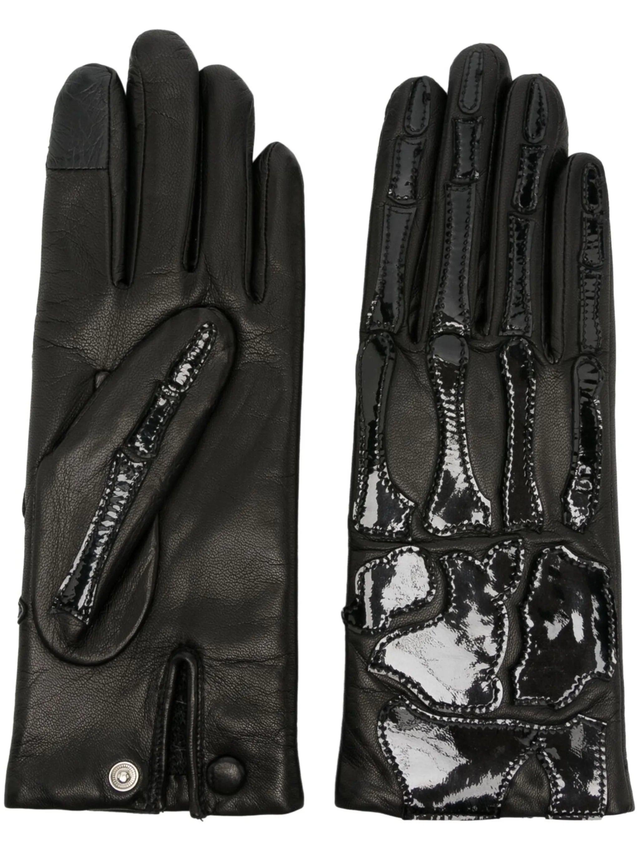 Bones leather gloves