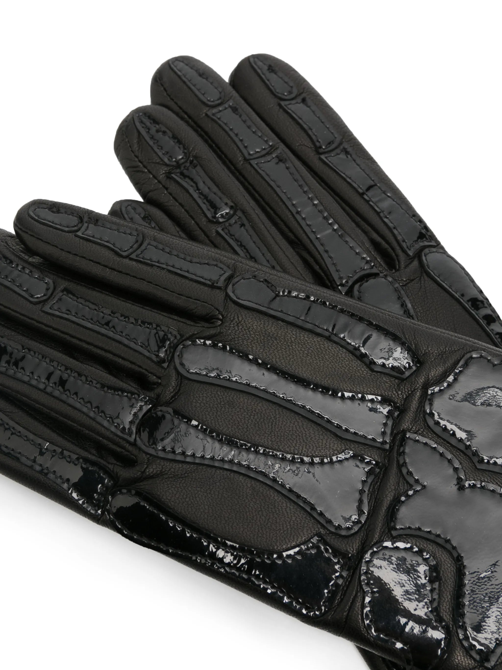 Bones leather gloves