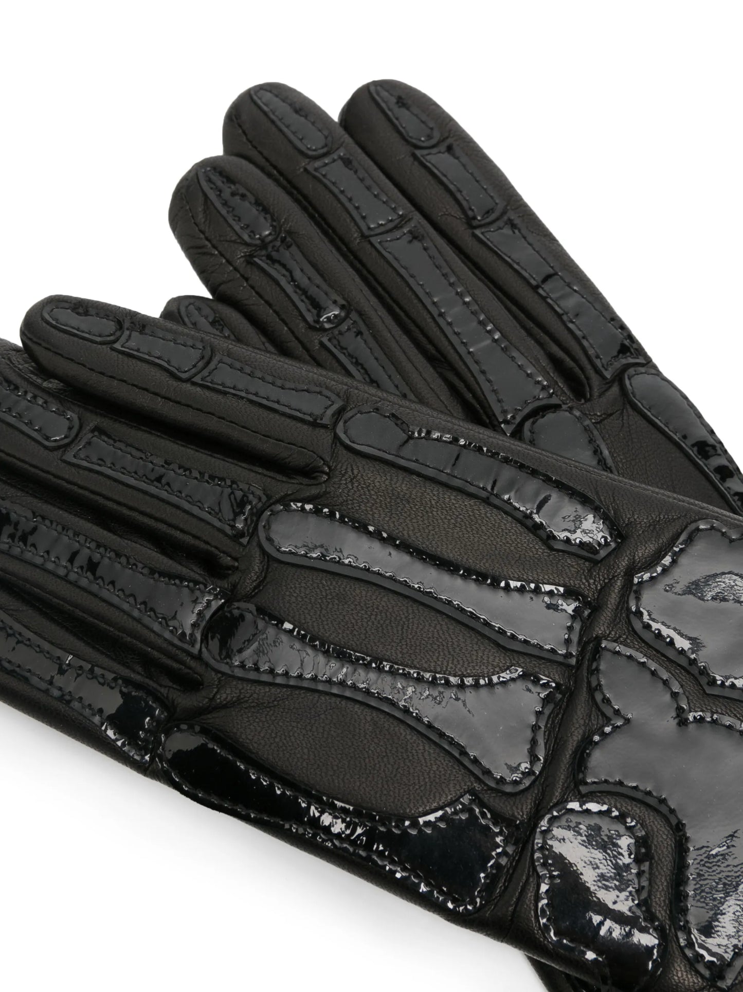 Bones leather gloves