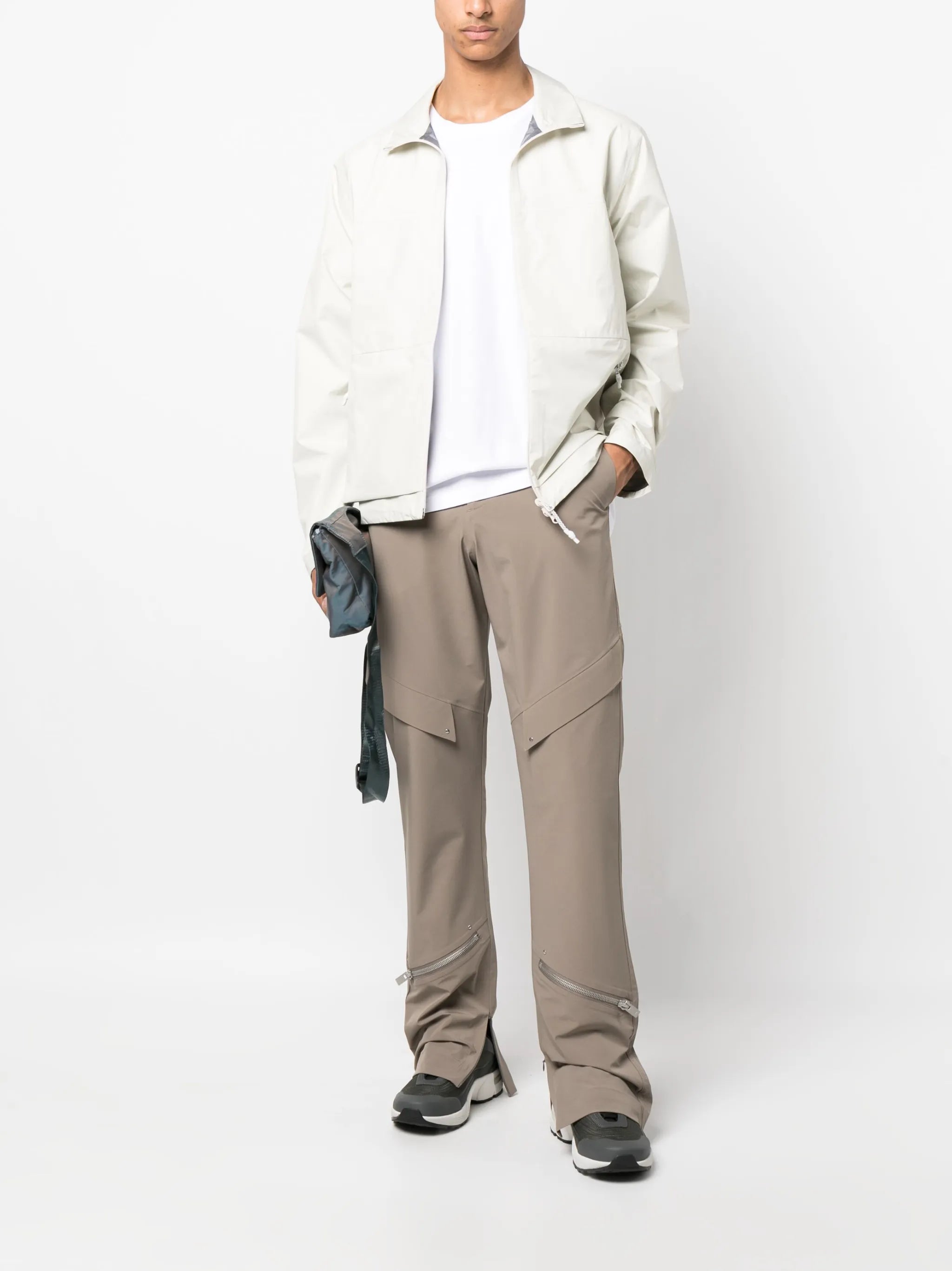 zip-up lightweight jacket