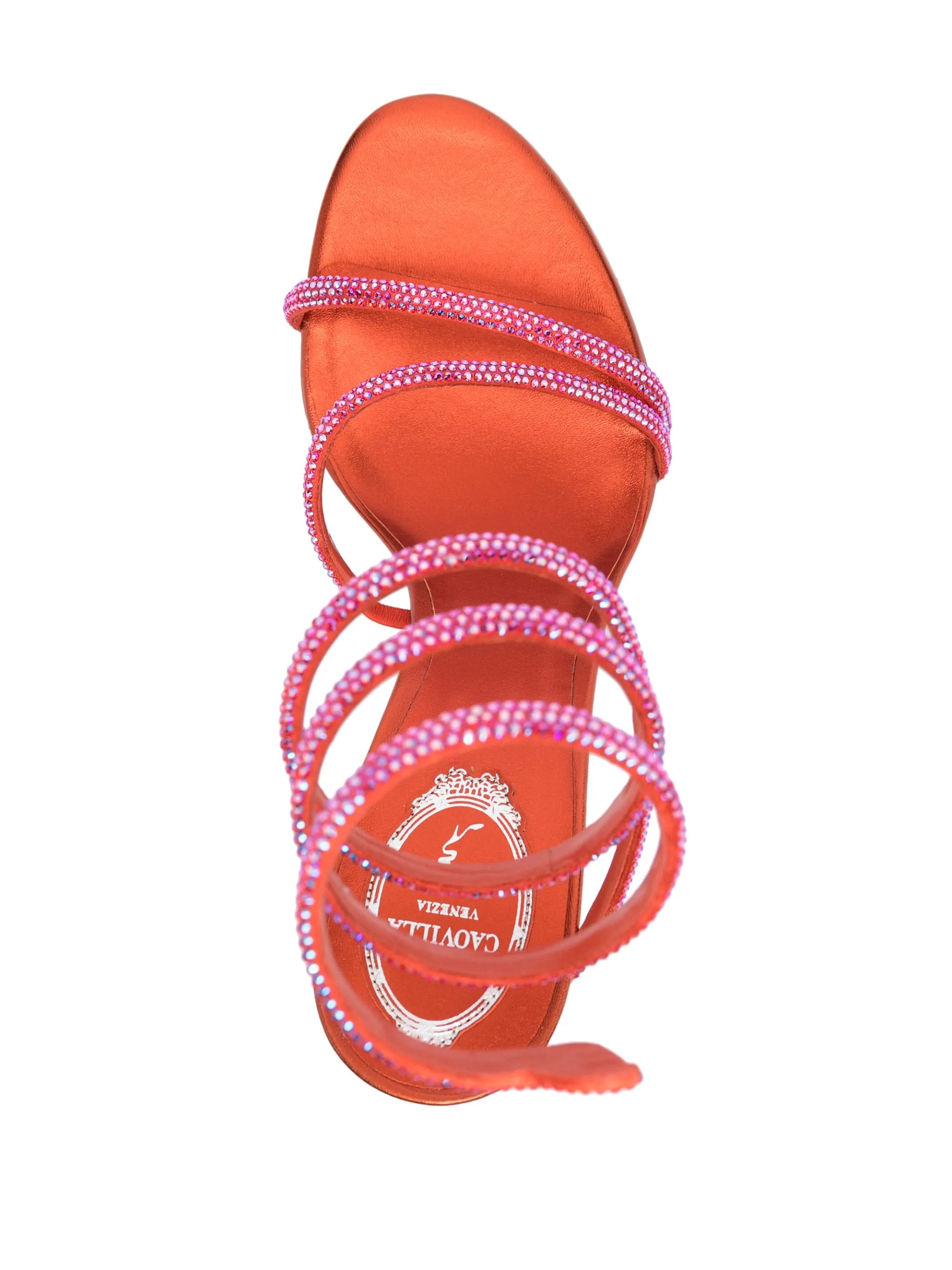 Margot 105mm crystal-embellished sandals