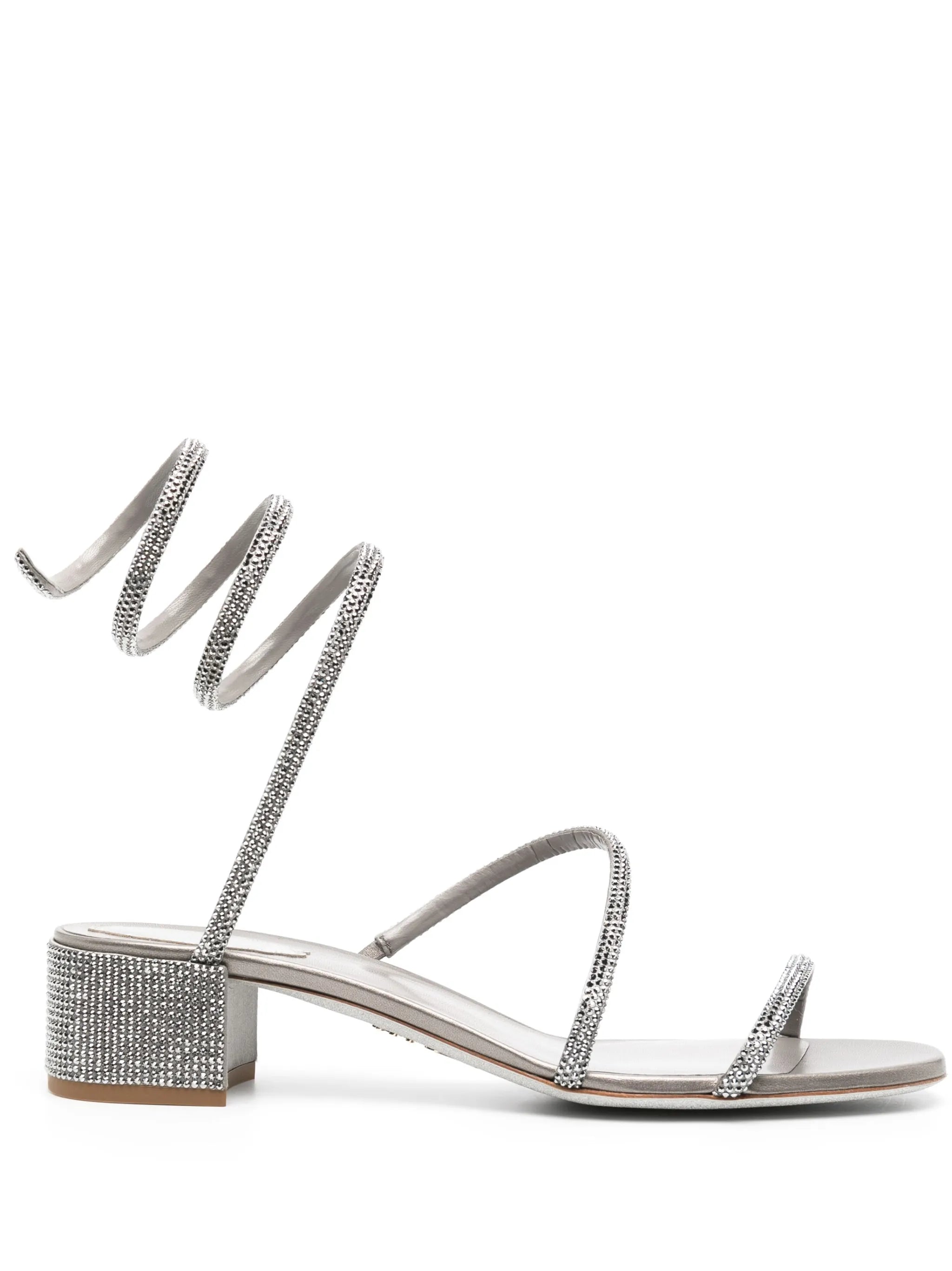 Cleo 35mm crystal-embellished sandals