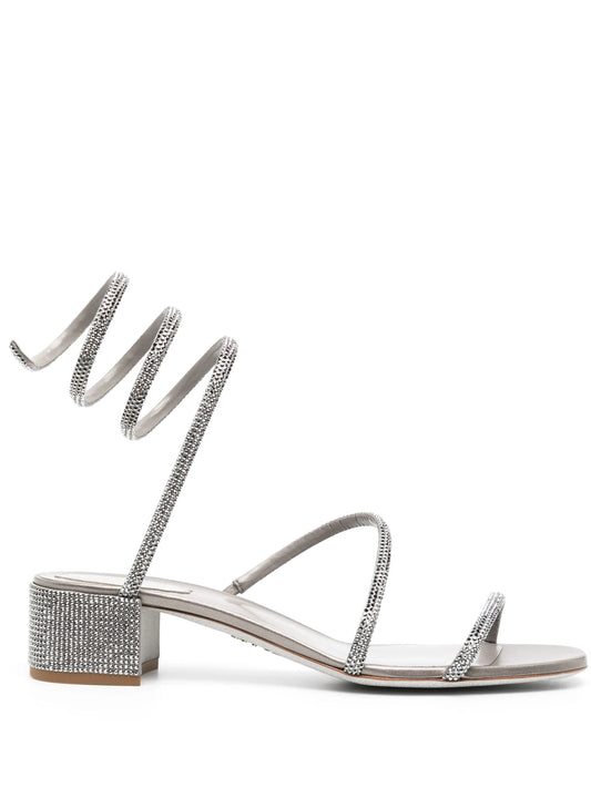 Cleo 35mm crystal-embellished sandals