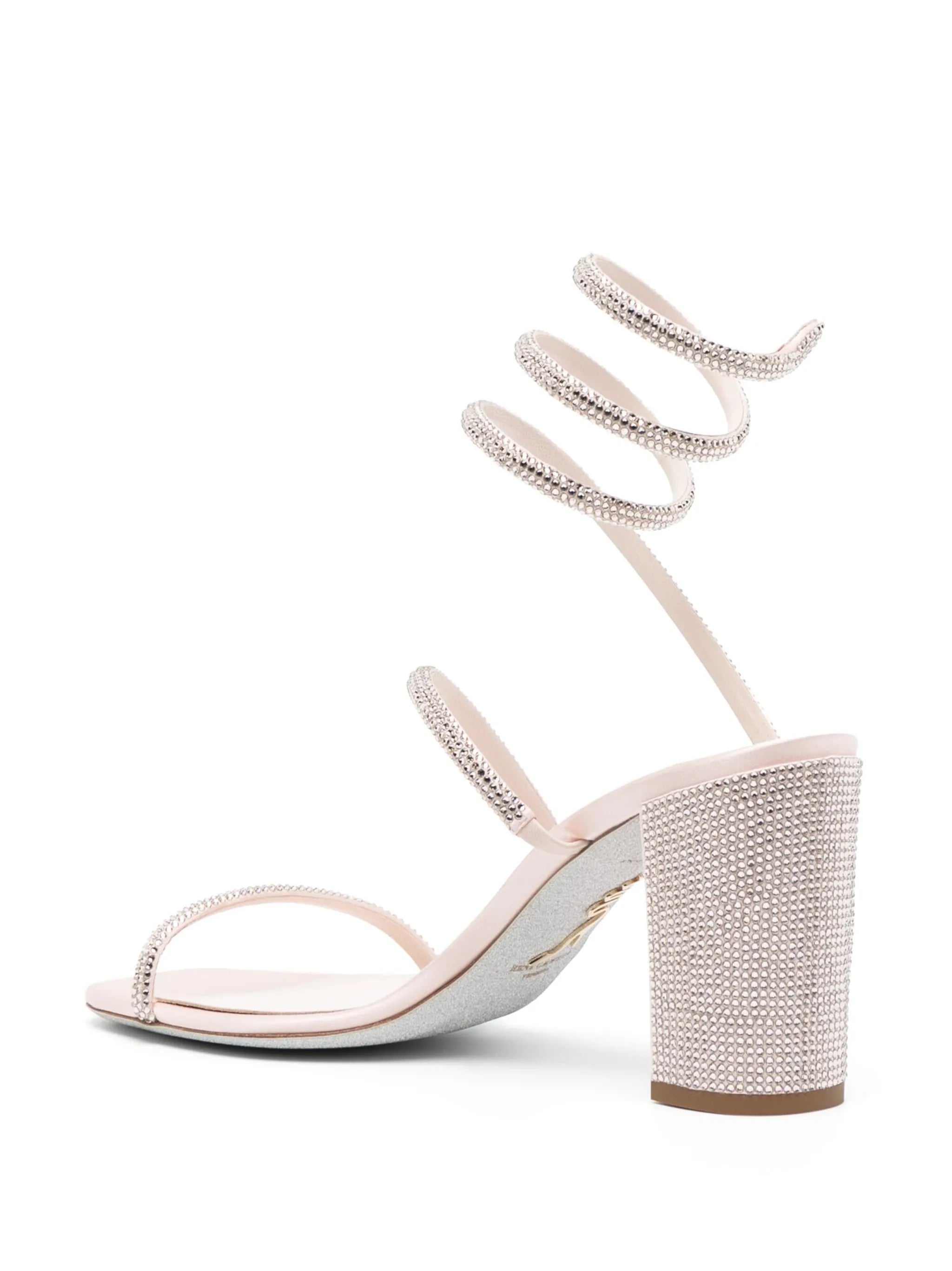 Cleo 93mm crystal-embelished sandals