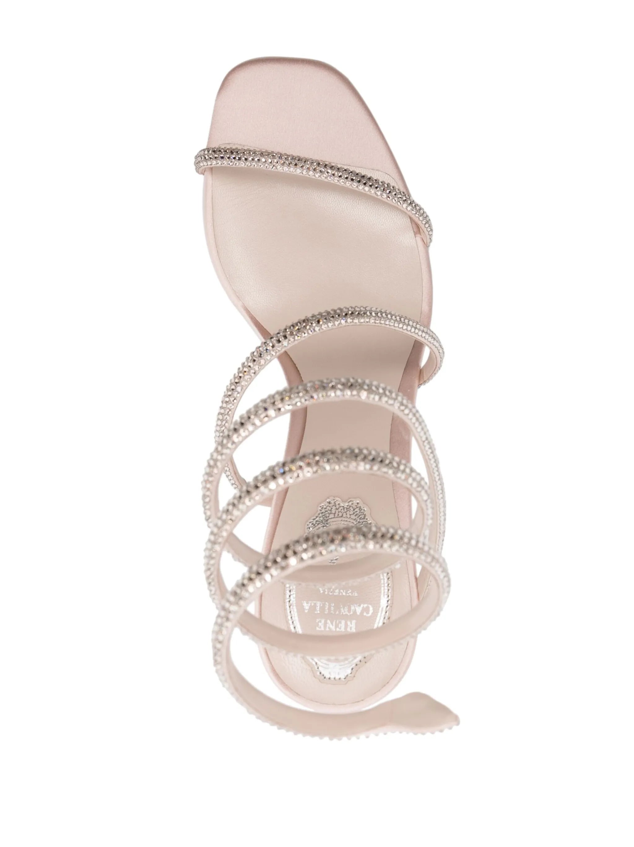 Cleo 93mm crystal-embelished sandals