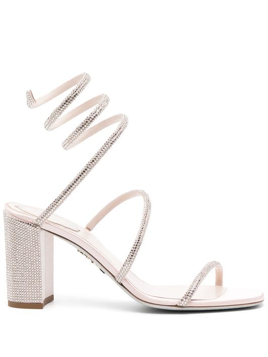 Cleo 93mm crystal-embelished sandals