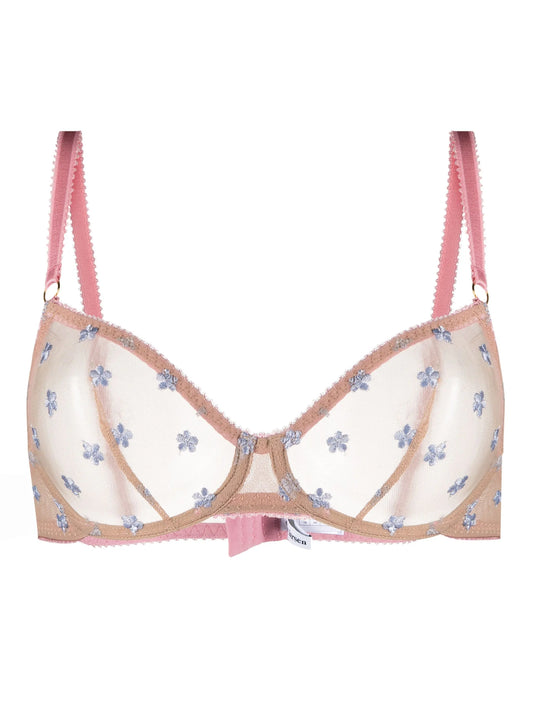 Clover underwire-cup bra