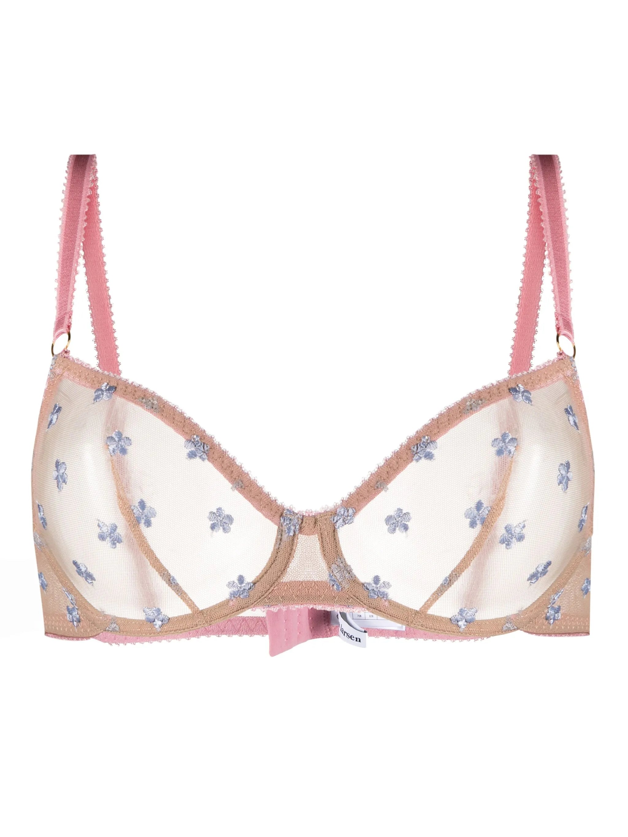 Clover underwire-cup bra