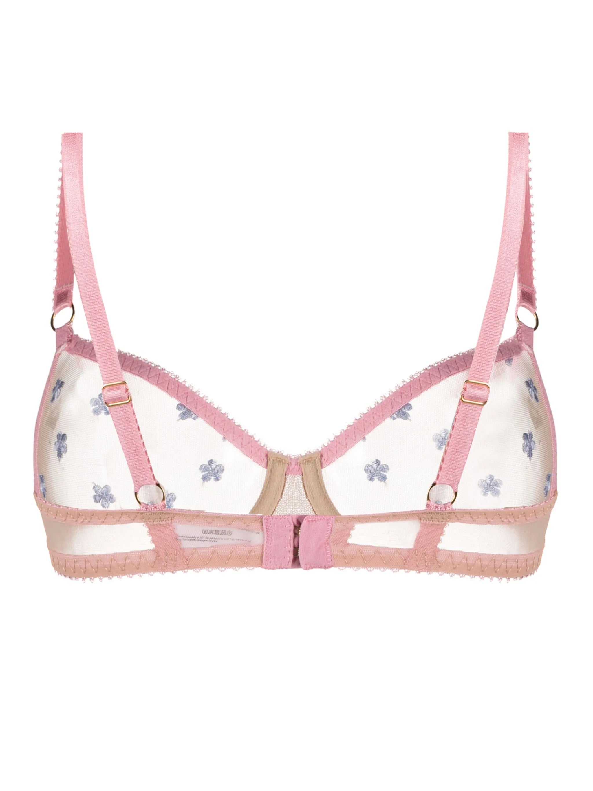 Clover underwire-cup bra