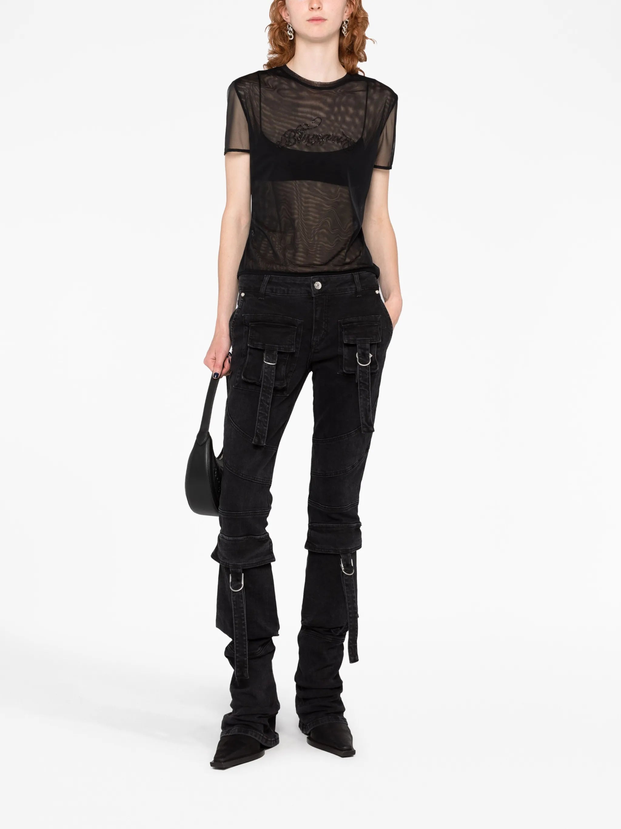 slim-fit cargo jeans
