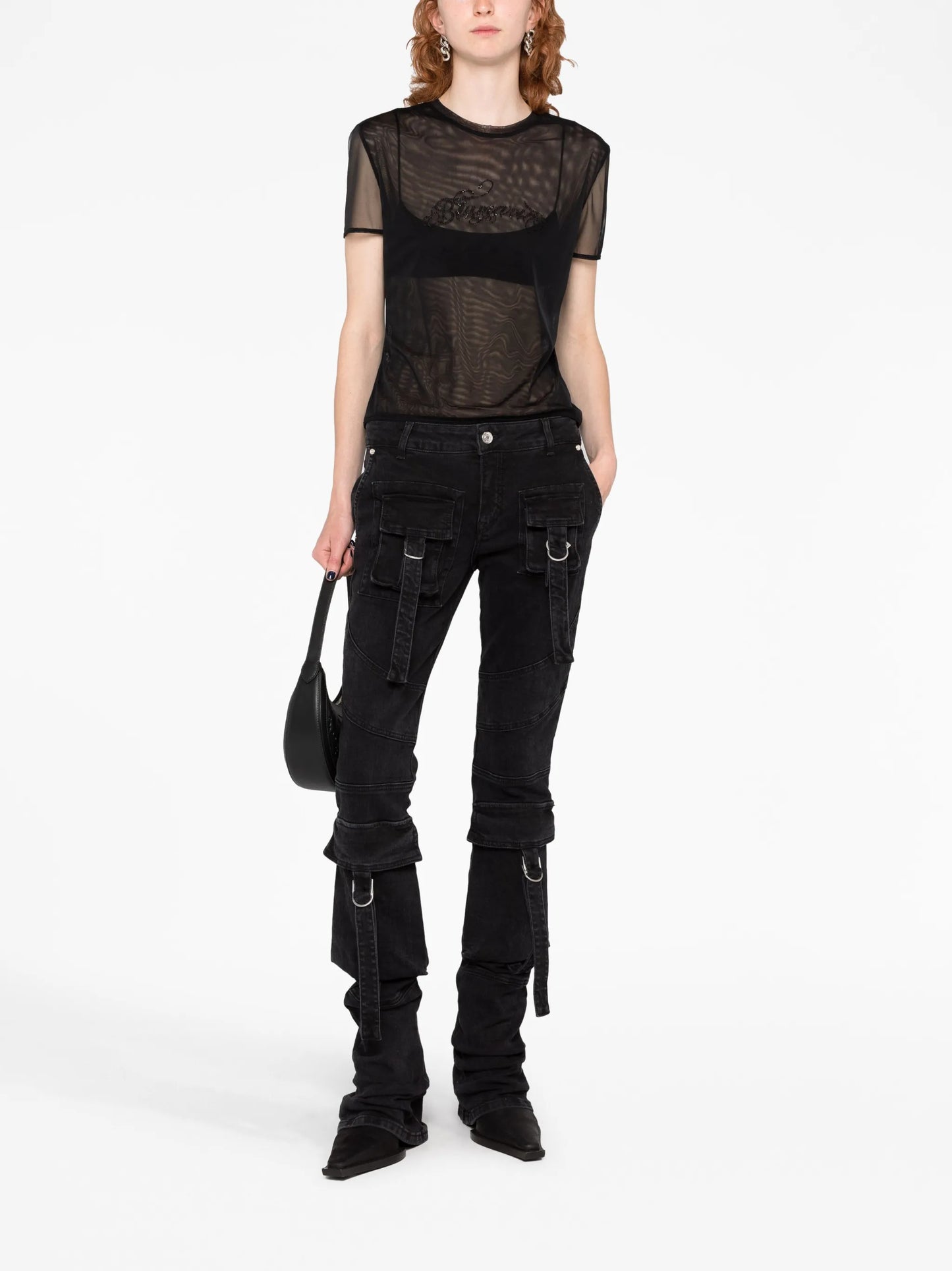 slim-fit cargo jeans