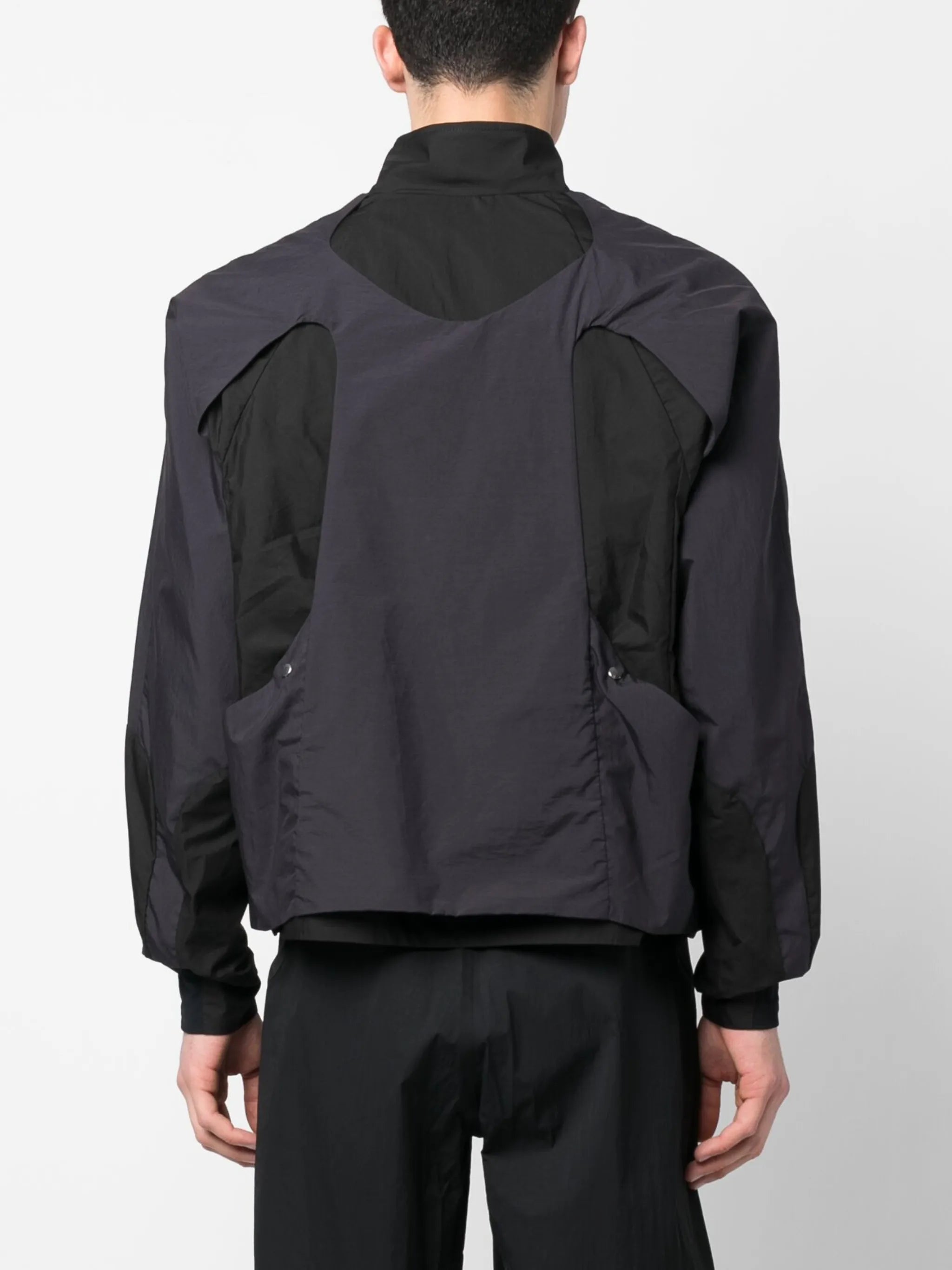 panelled bomber jacket
