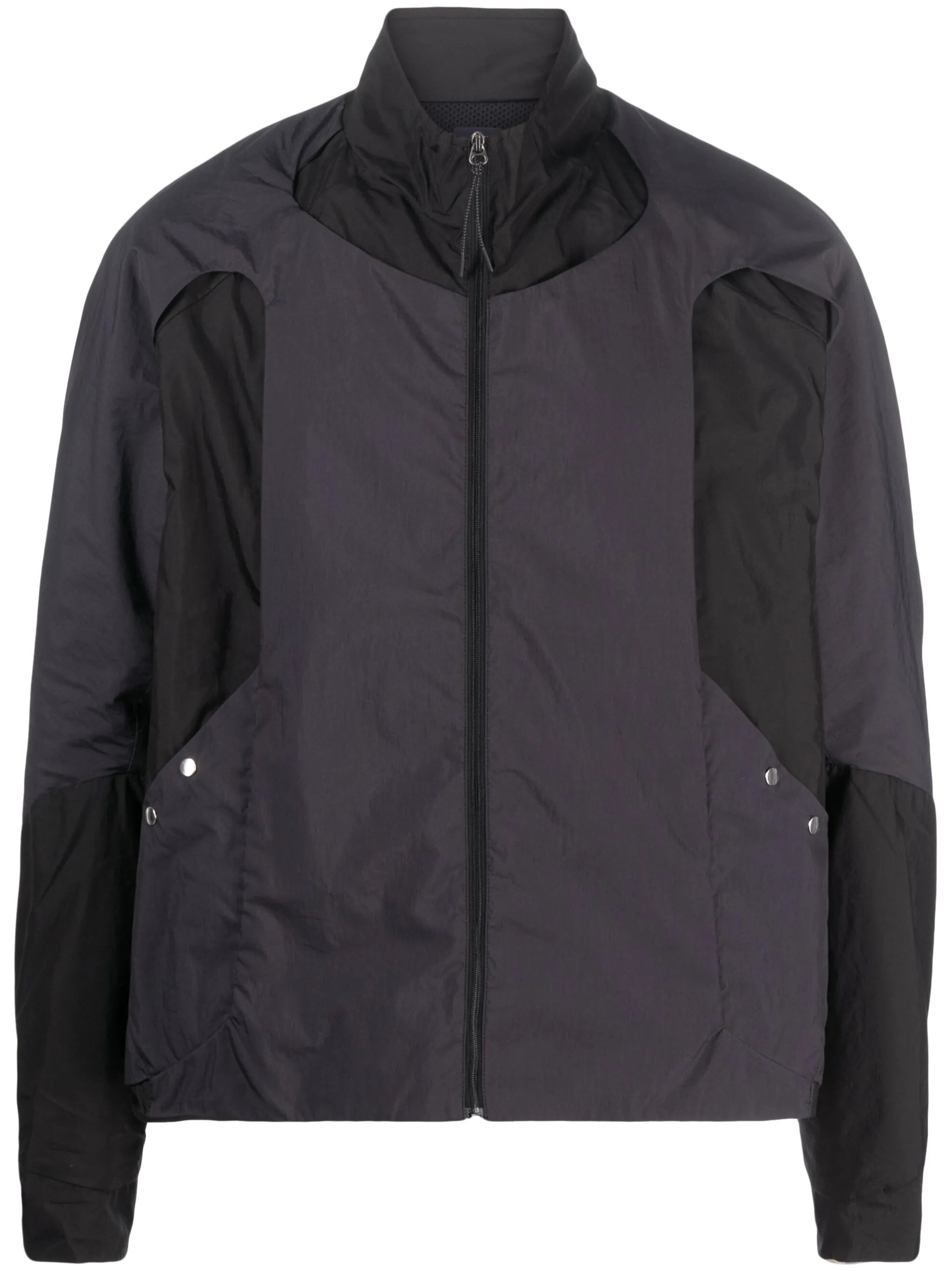 panelled bomber jacket