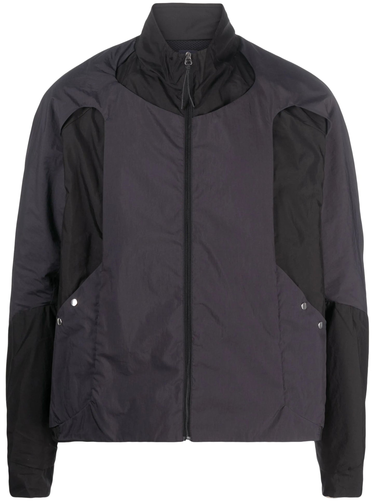 panelled bomber jacket