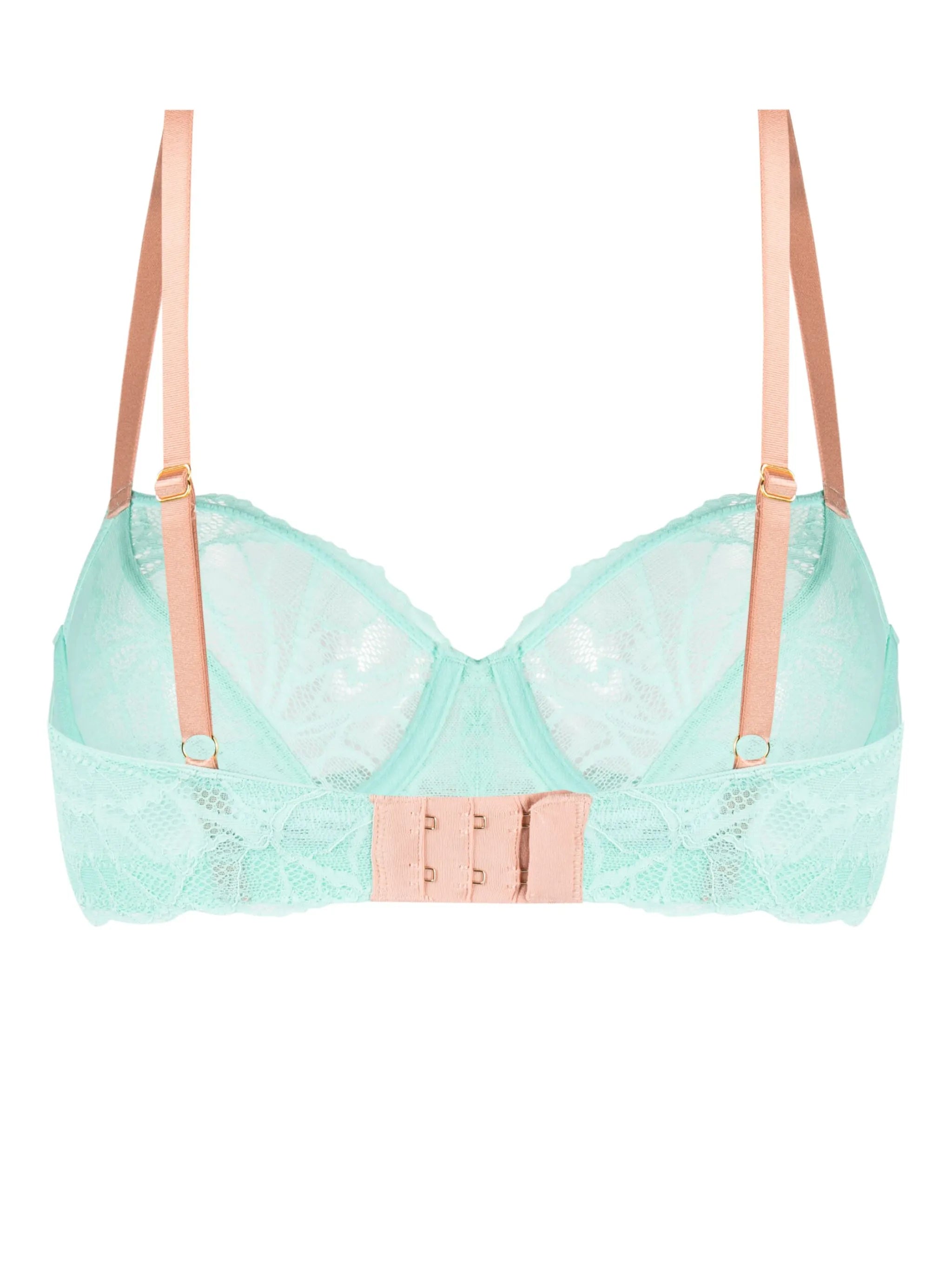 Sierra floral-lace balconette bra
