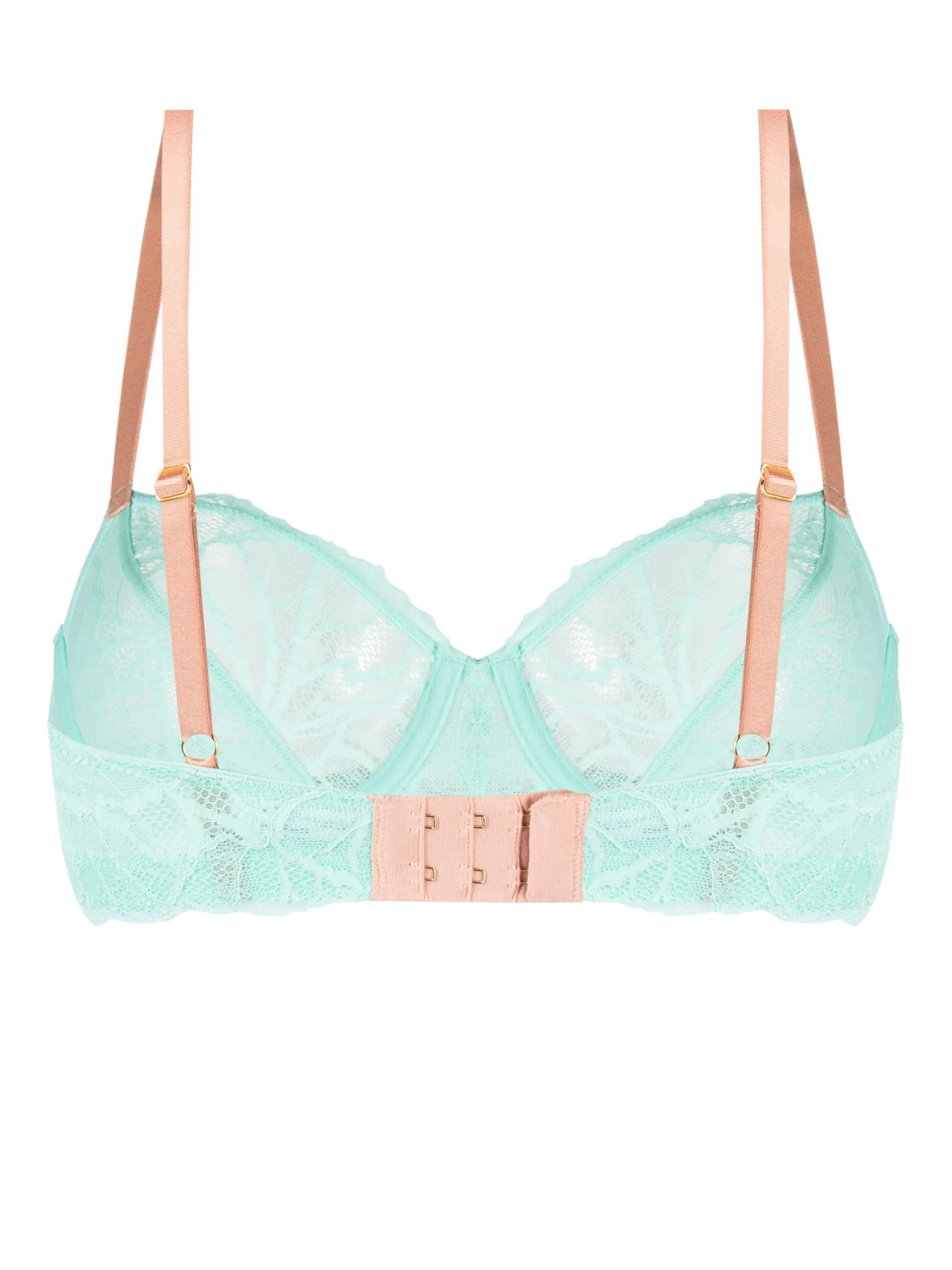 Sierra floral-lace balconette bra