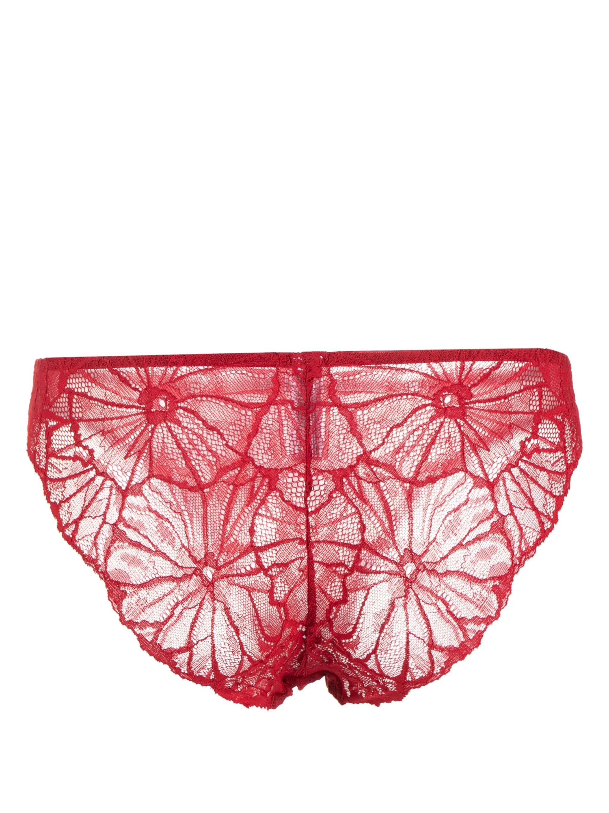 Constance floral-lace briefs