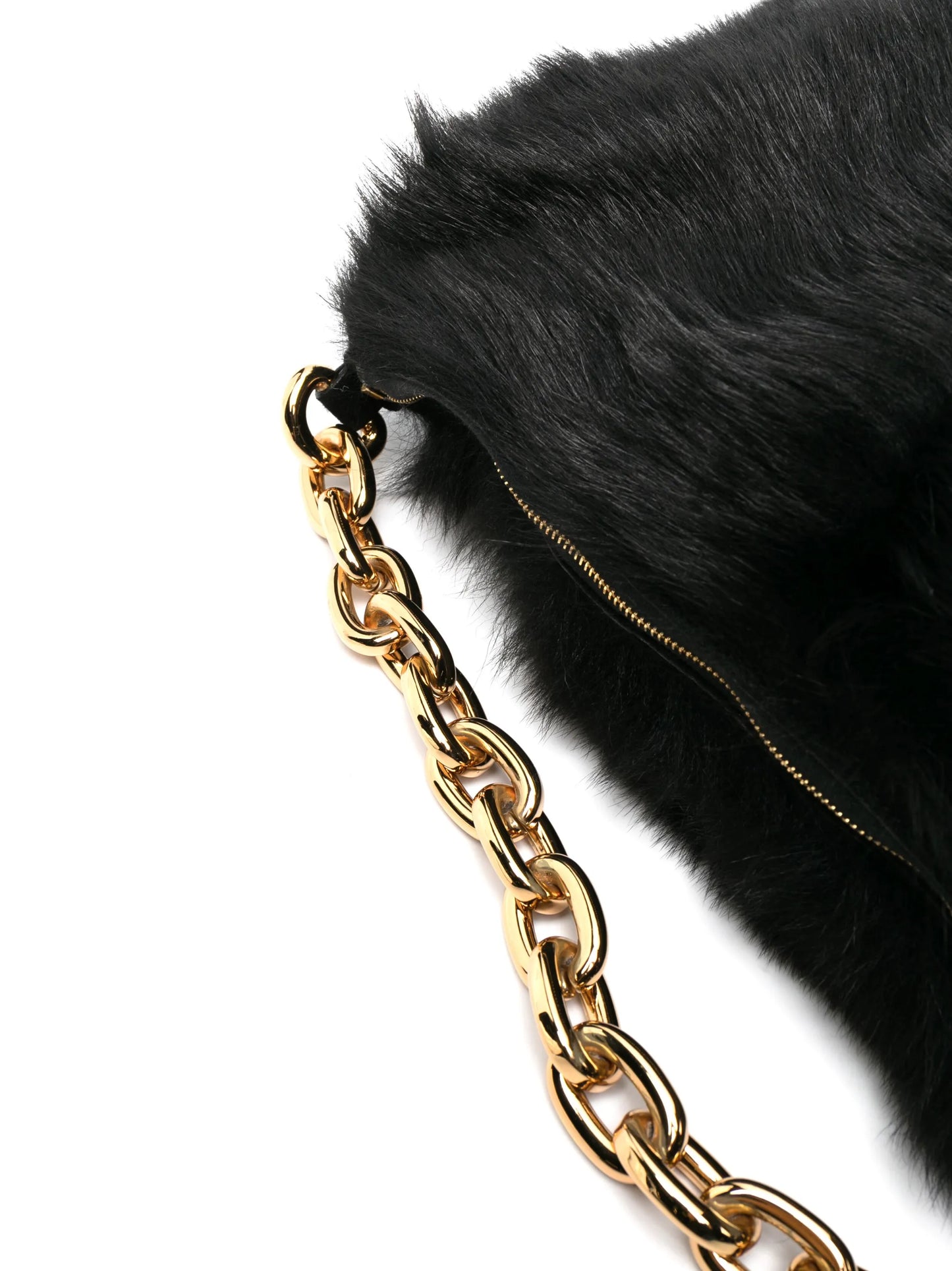 Clara shearling shoulder bag