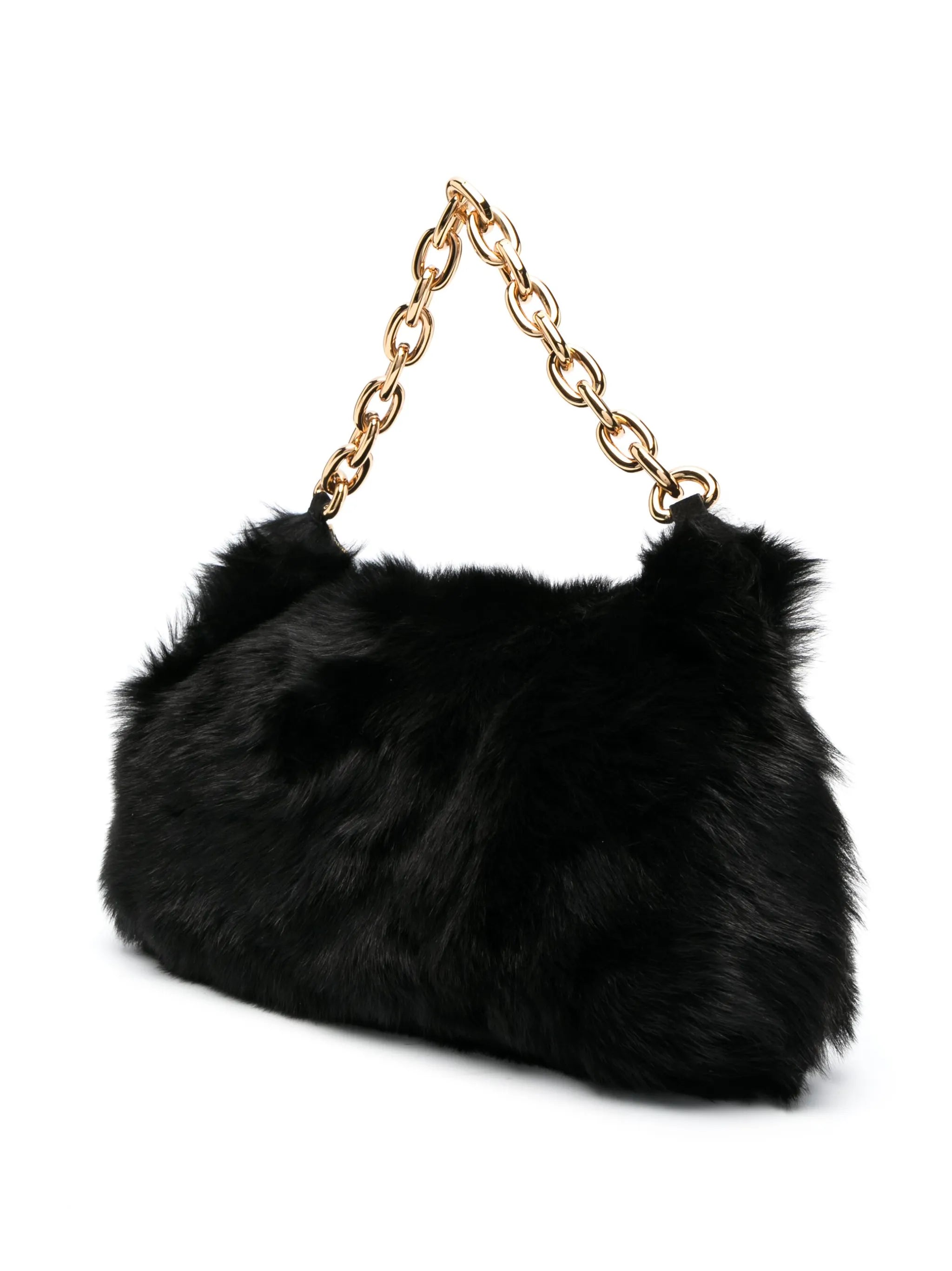 Clara shearling shoulder bag