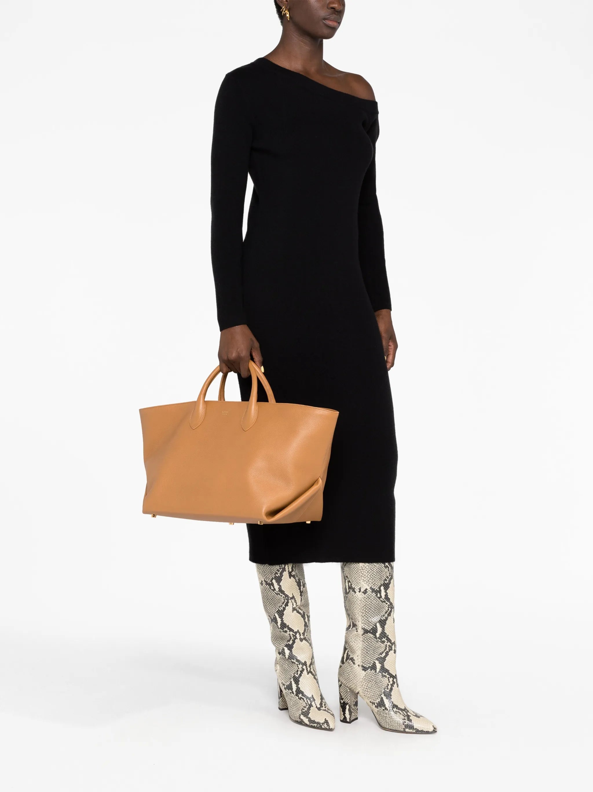 medium Amelia leather tote bag