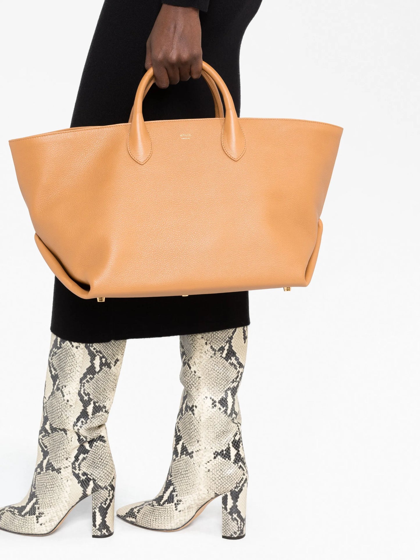 medium Amelia leather tote bag