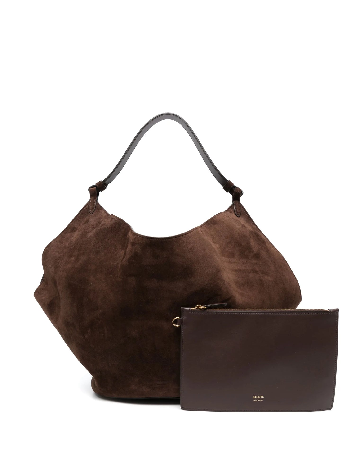 Lotus medium suede tote bag