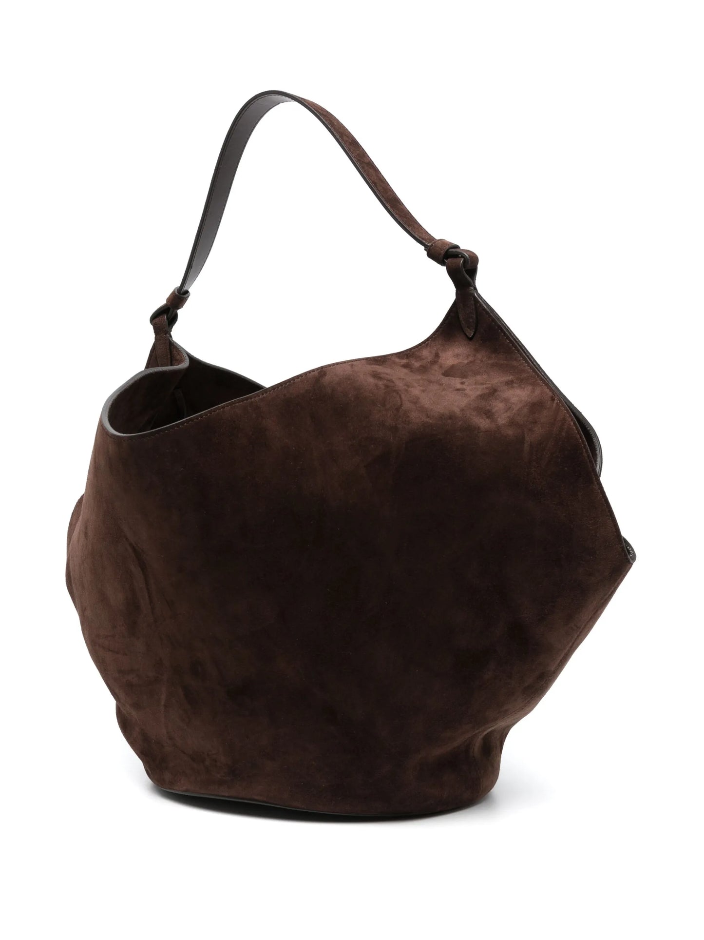 Lotus medium suede tote bag