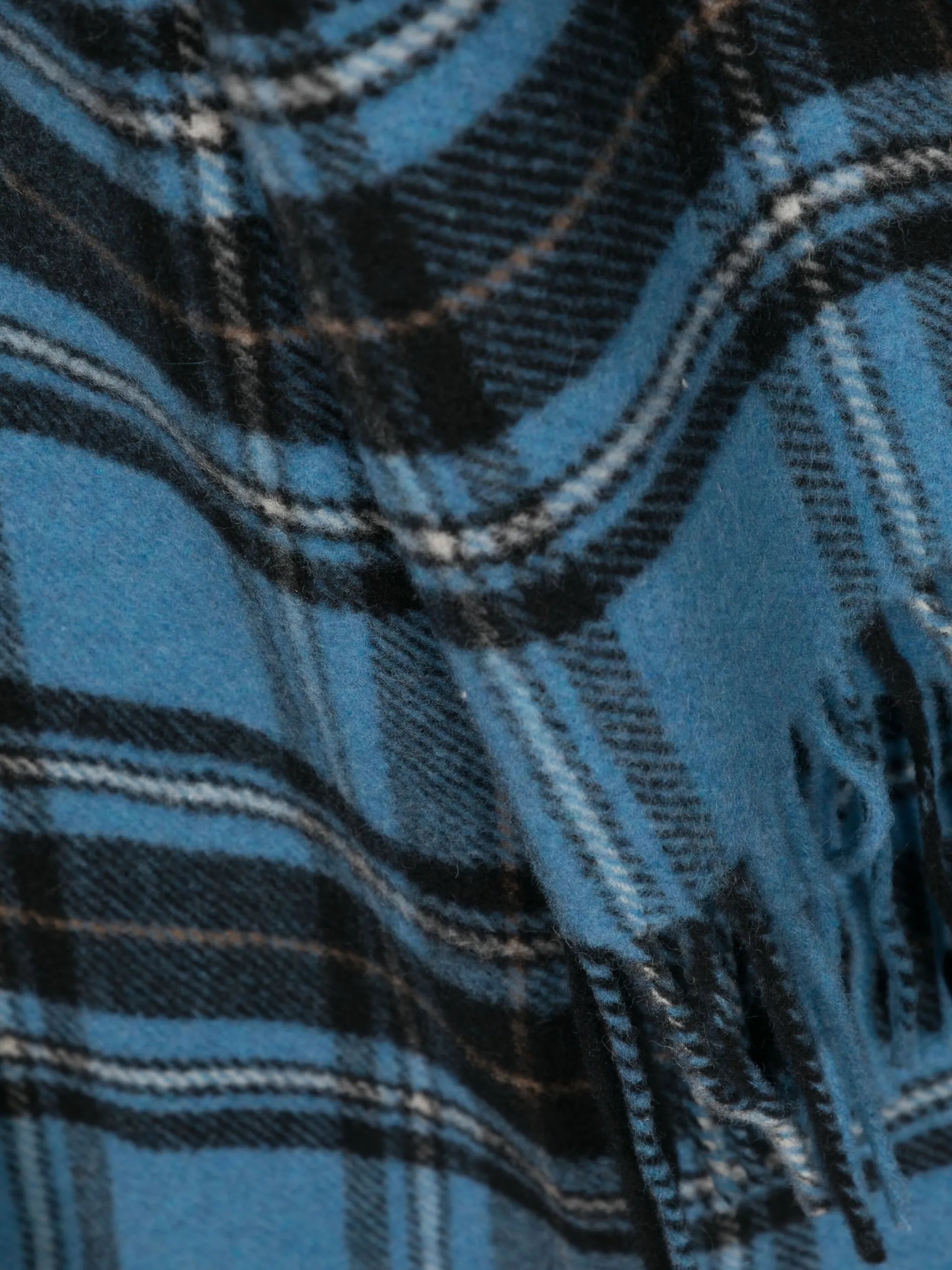 logo-patch check-pattern scarf