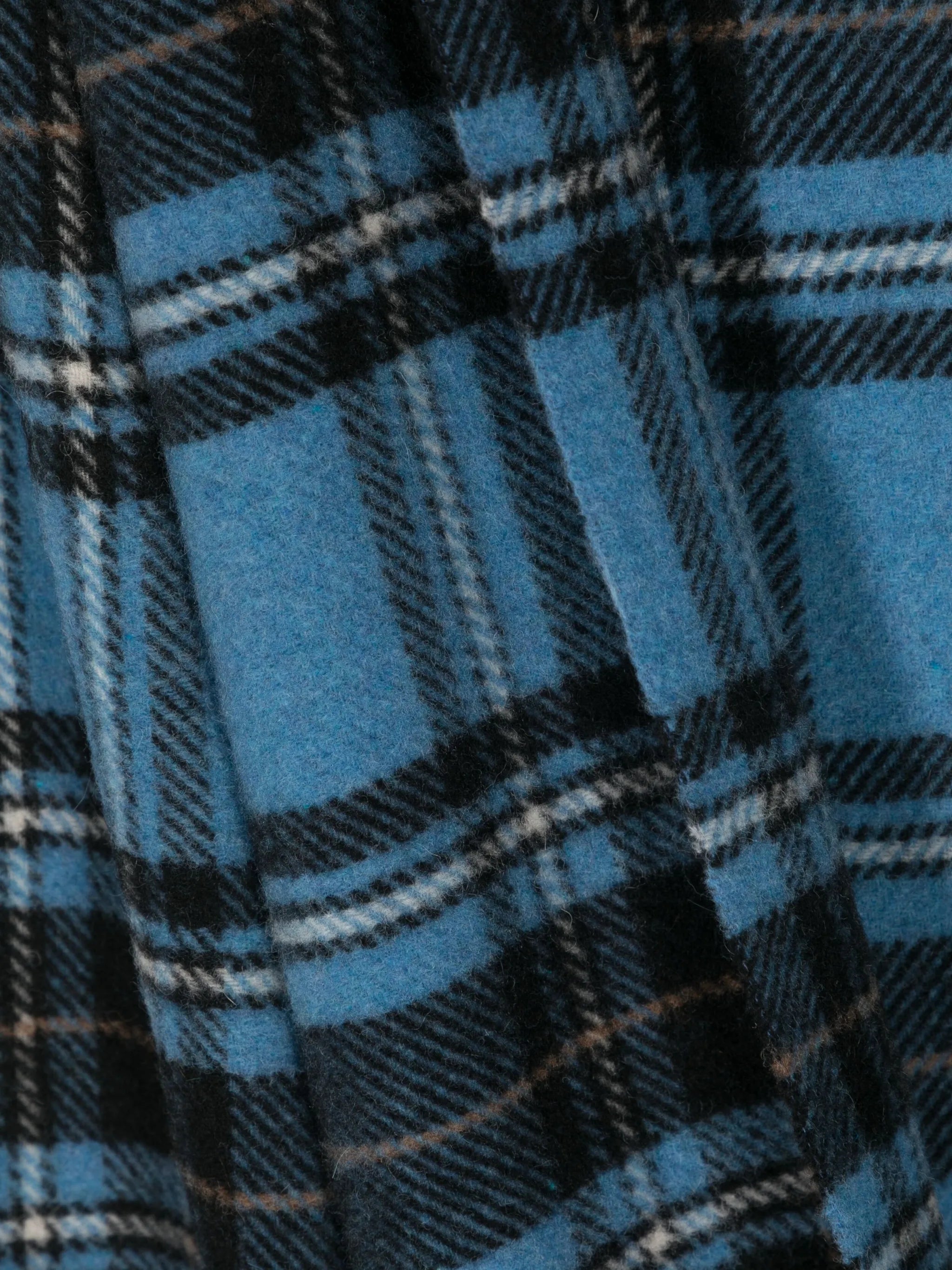 logo-patch check-pattern scarf