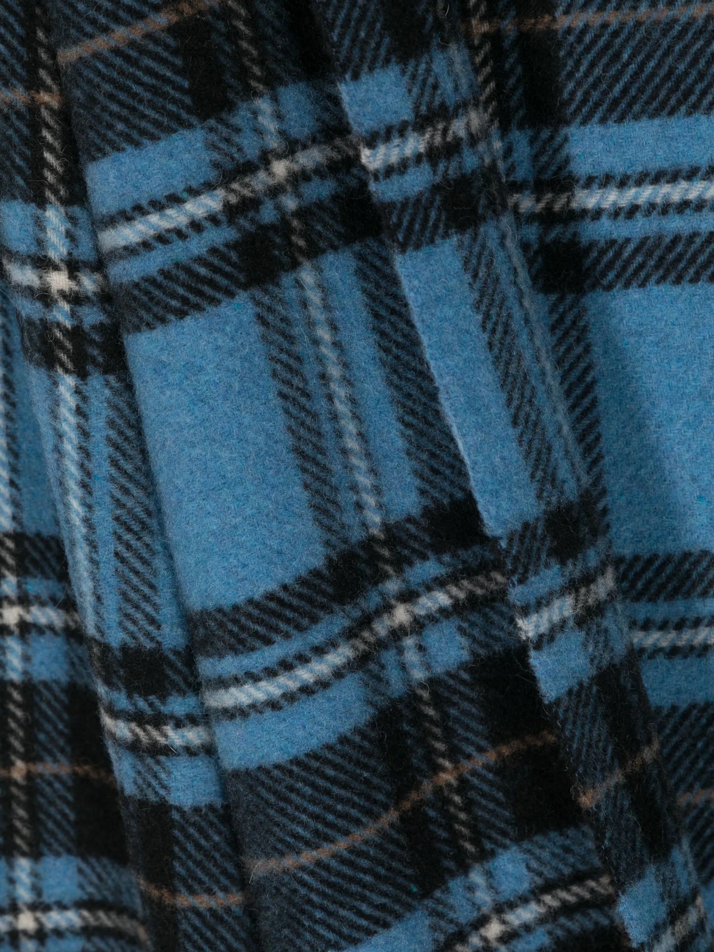 logo-patch check-pattern scarf