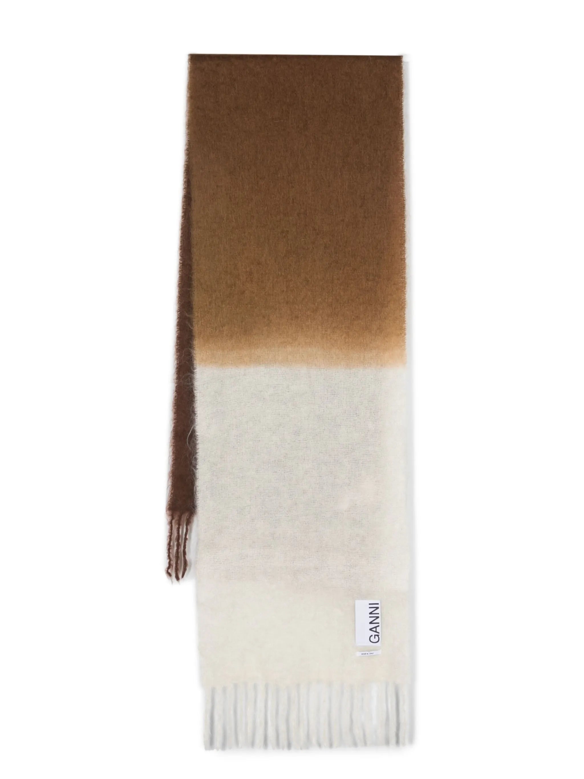 logo-patch faded-effect scarf