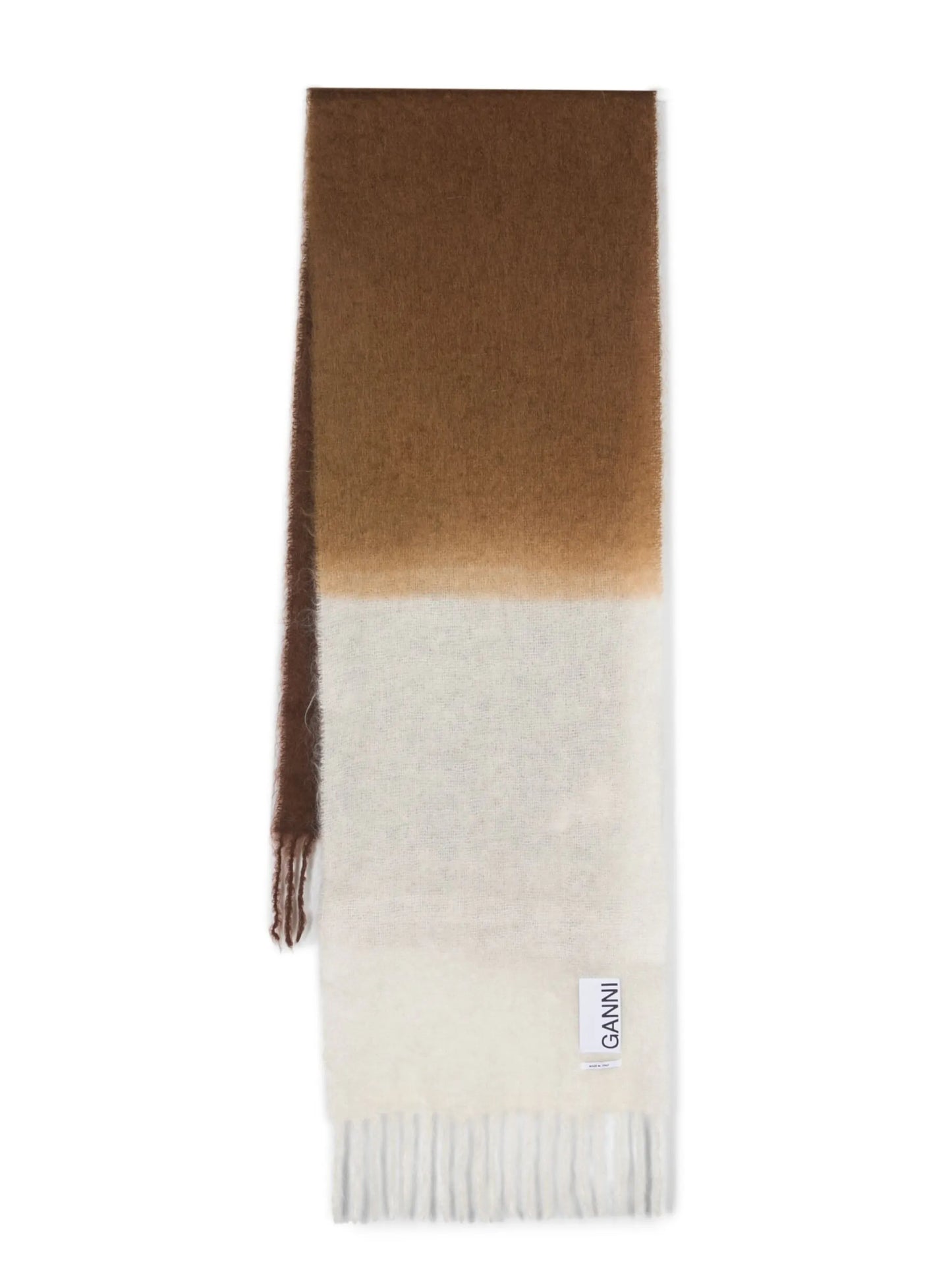 logo-patch faded-effect scarf