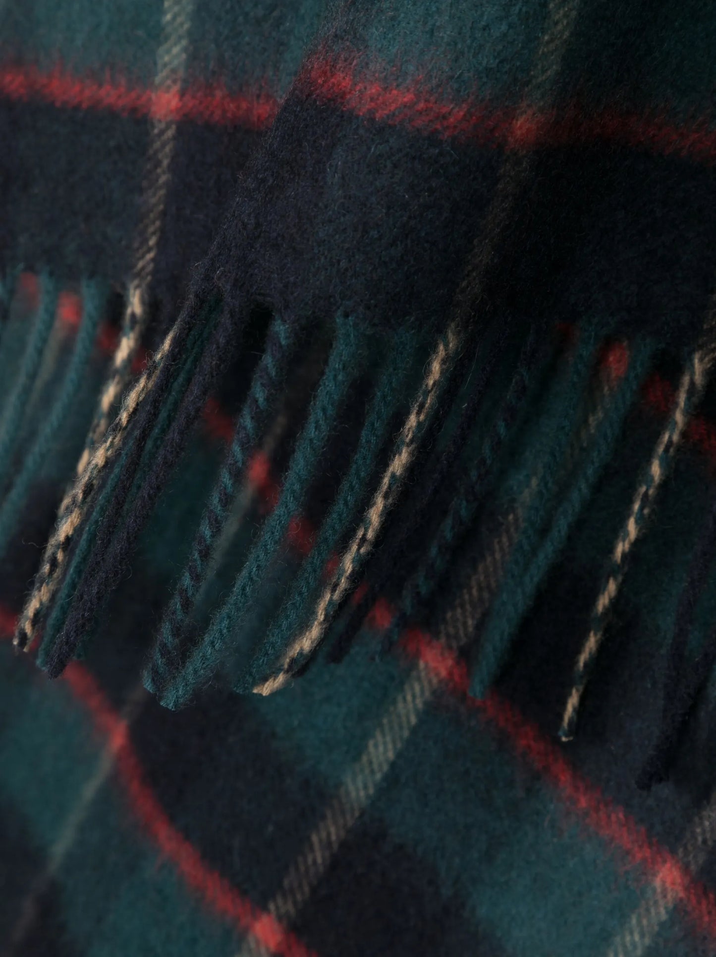 tartan cashmere scarf