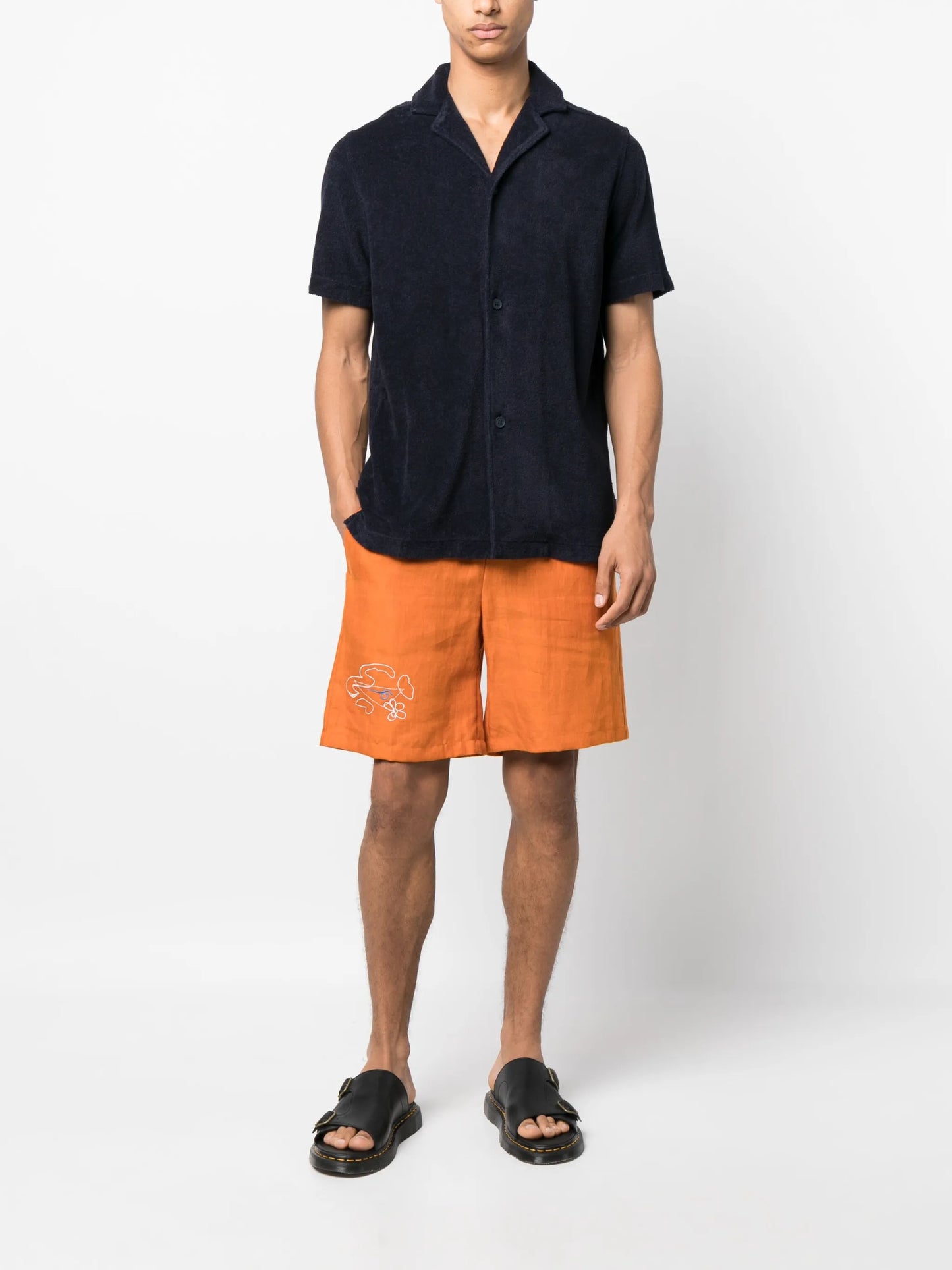 Howell cotton towelling shirt