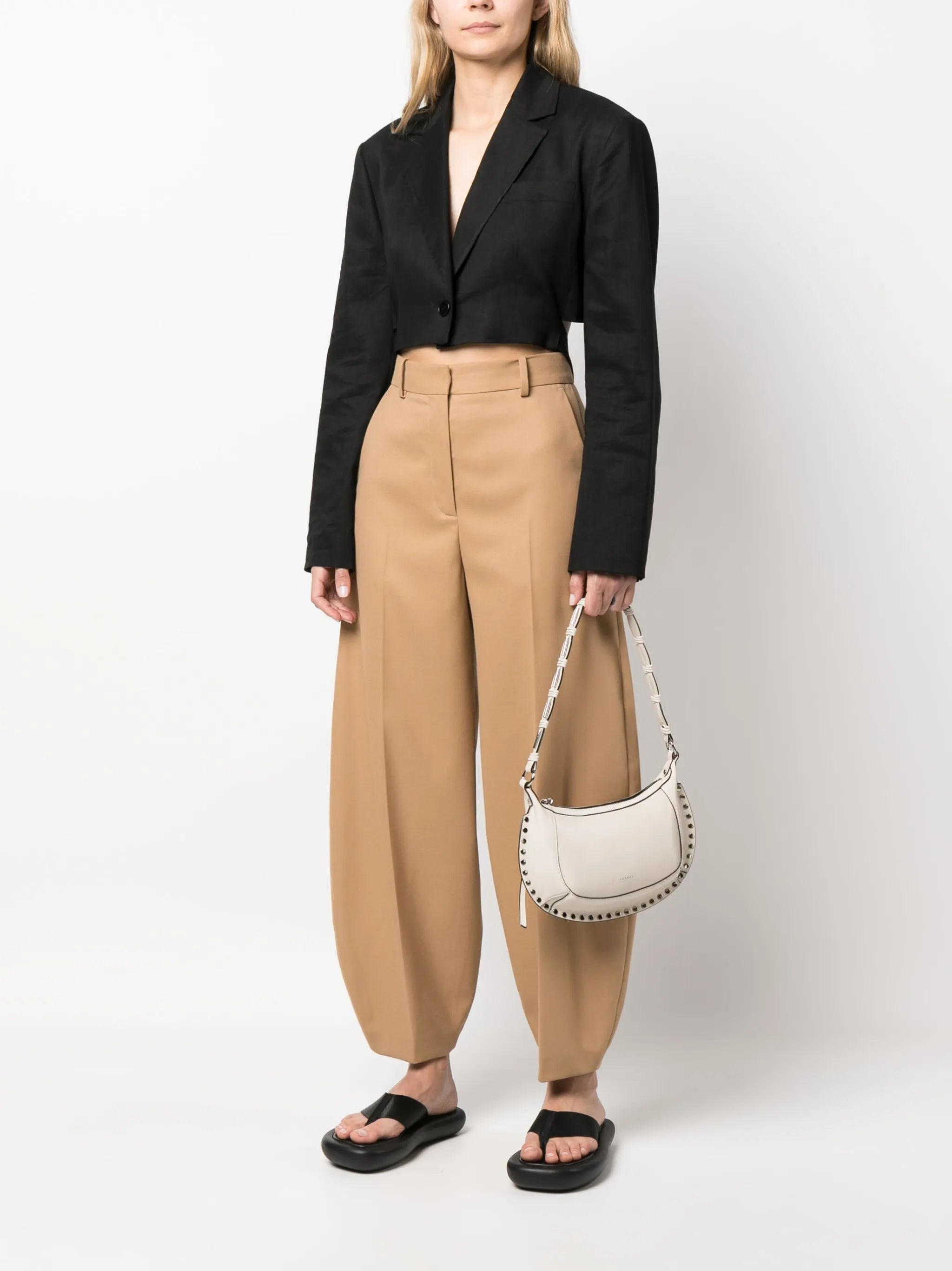 Oskan Moon leather shoulder bag