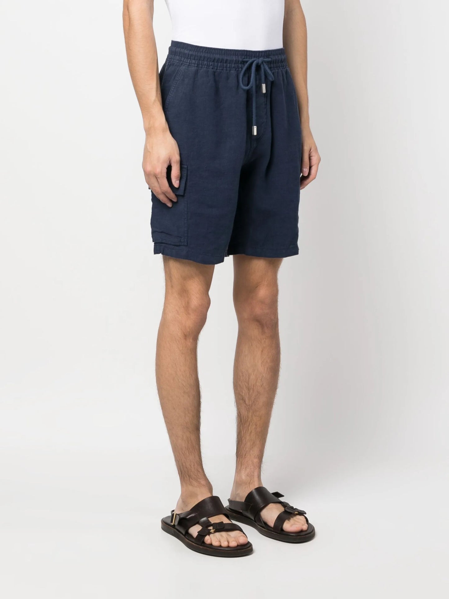 linen cargo shorts