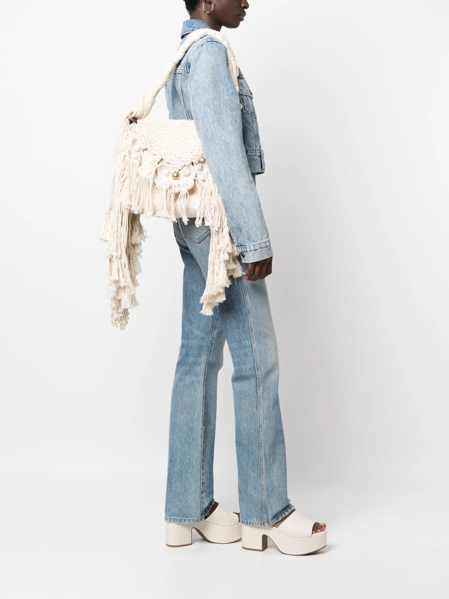 Niamey macramé shoulder bag