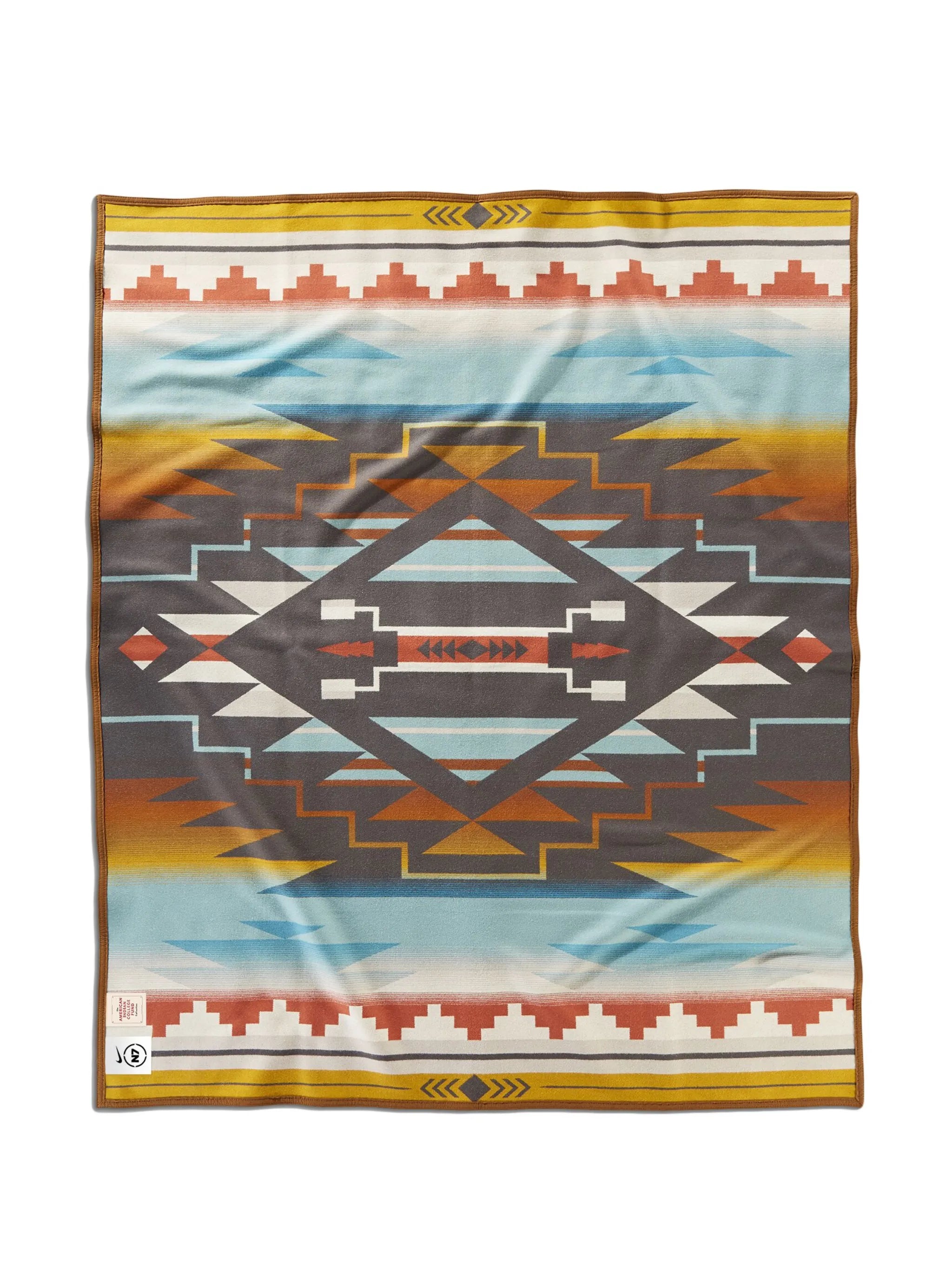x Nike geometric-print blanket