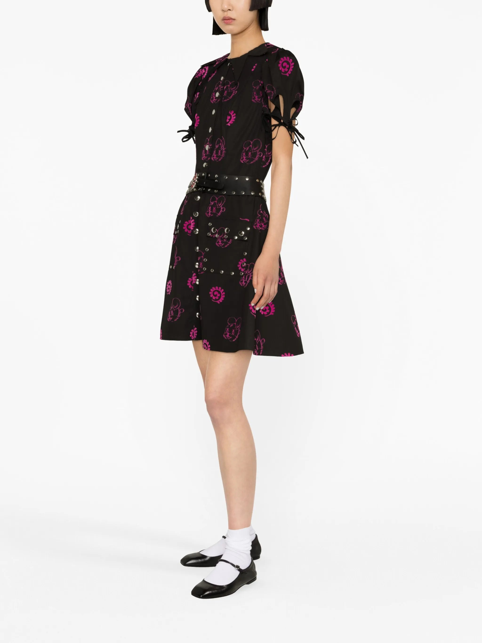 printed organic cotton minidress