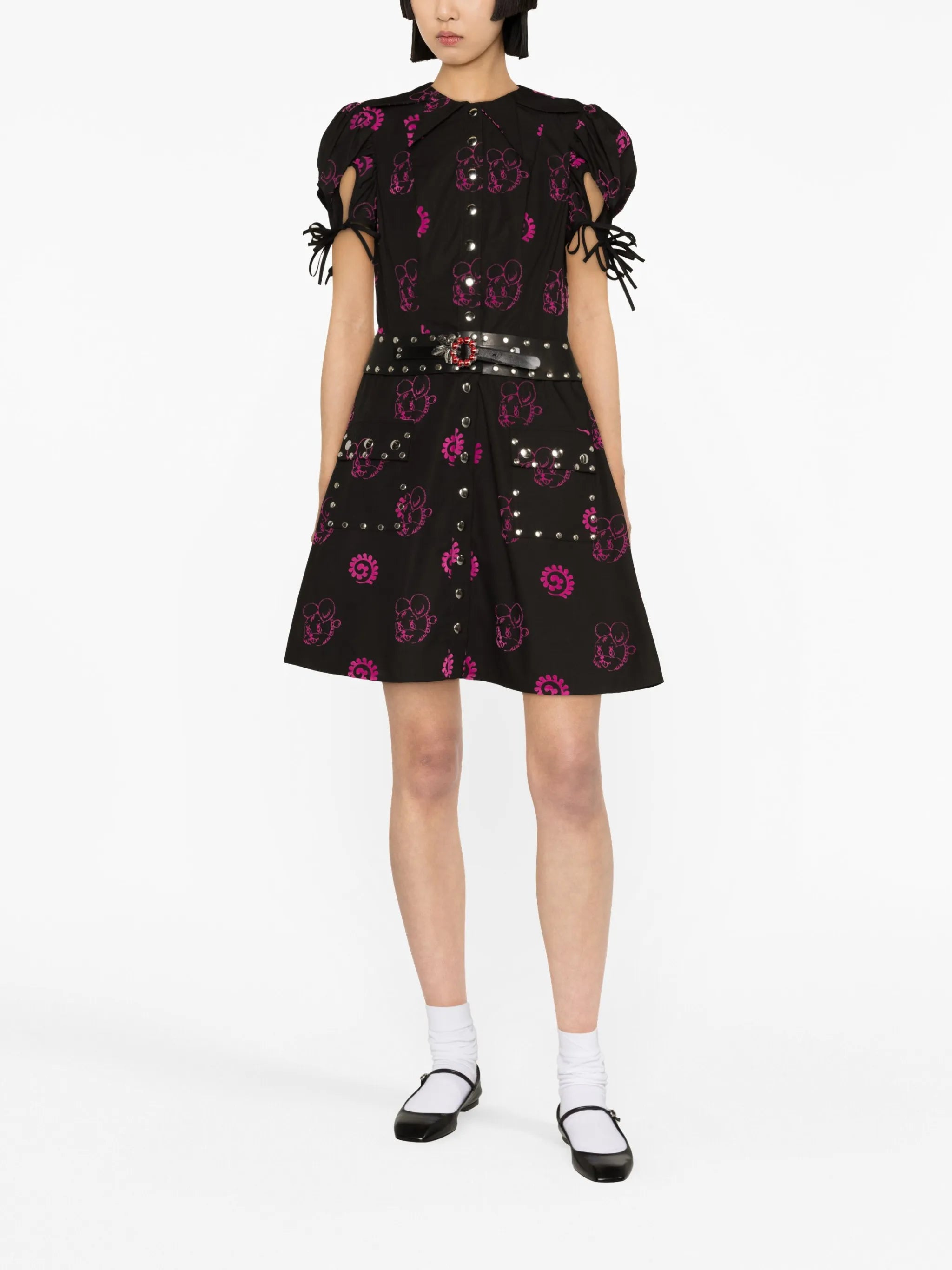 printed organic cotton minidress