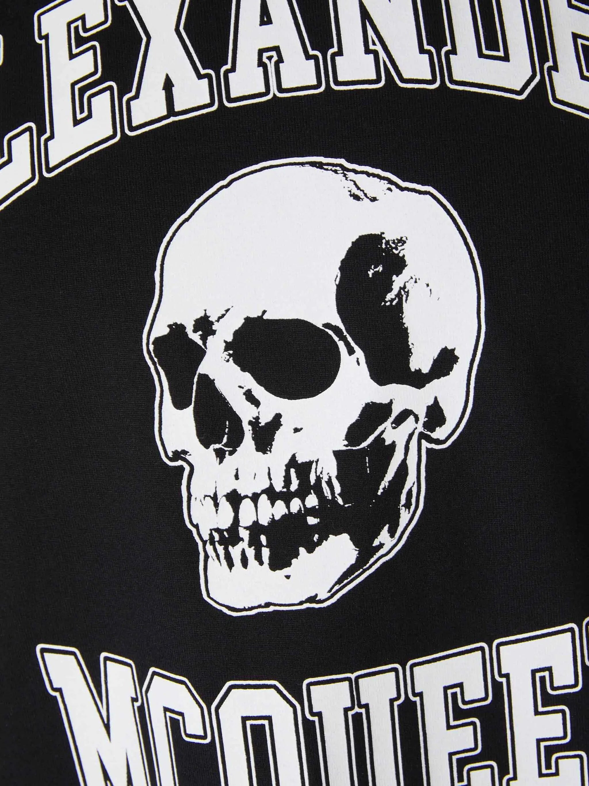 skull logo-print T-shirt