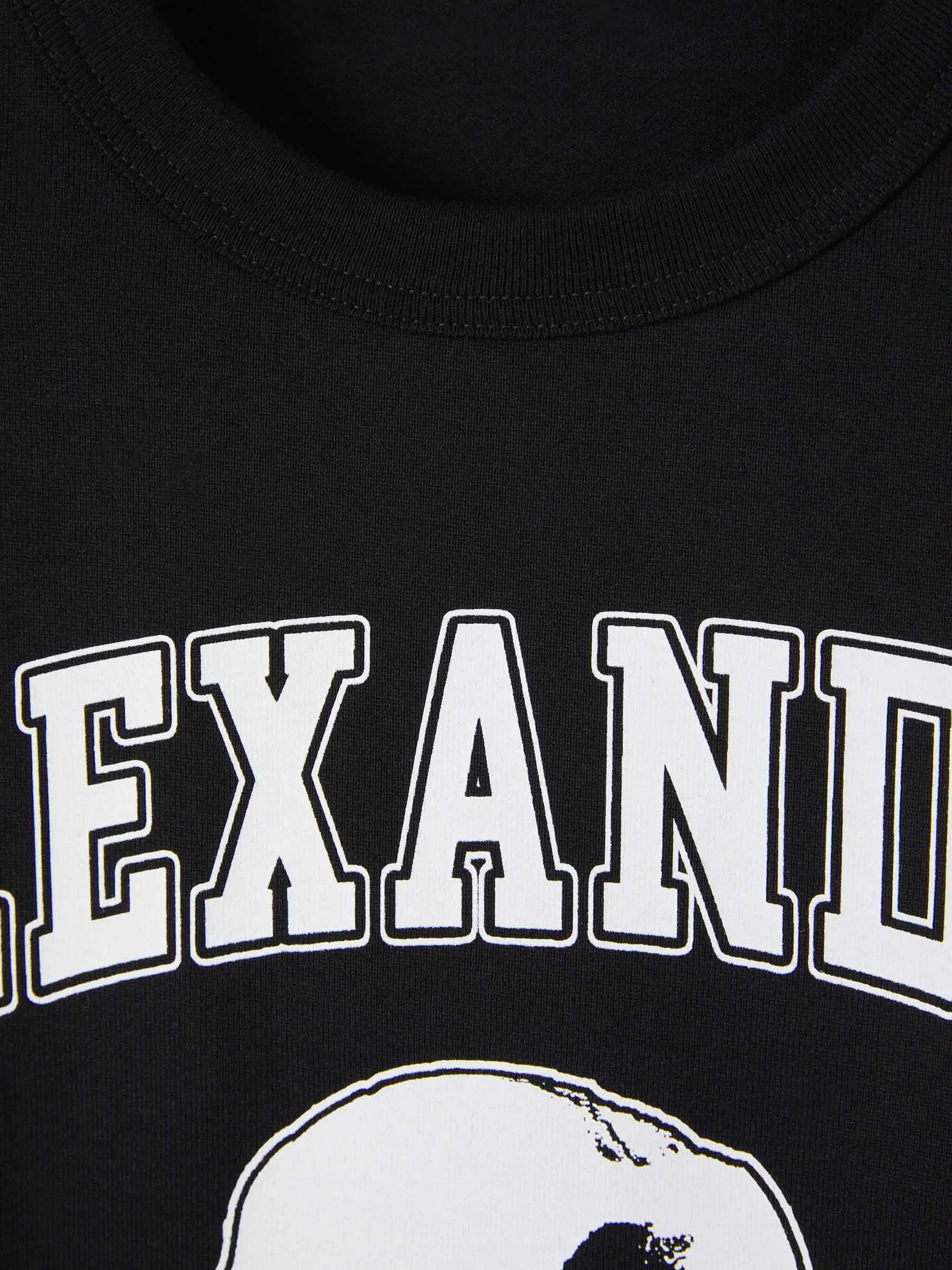 skull logo-print T-shirt