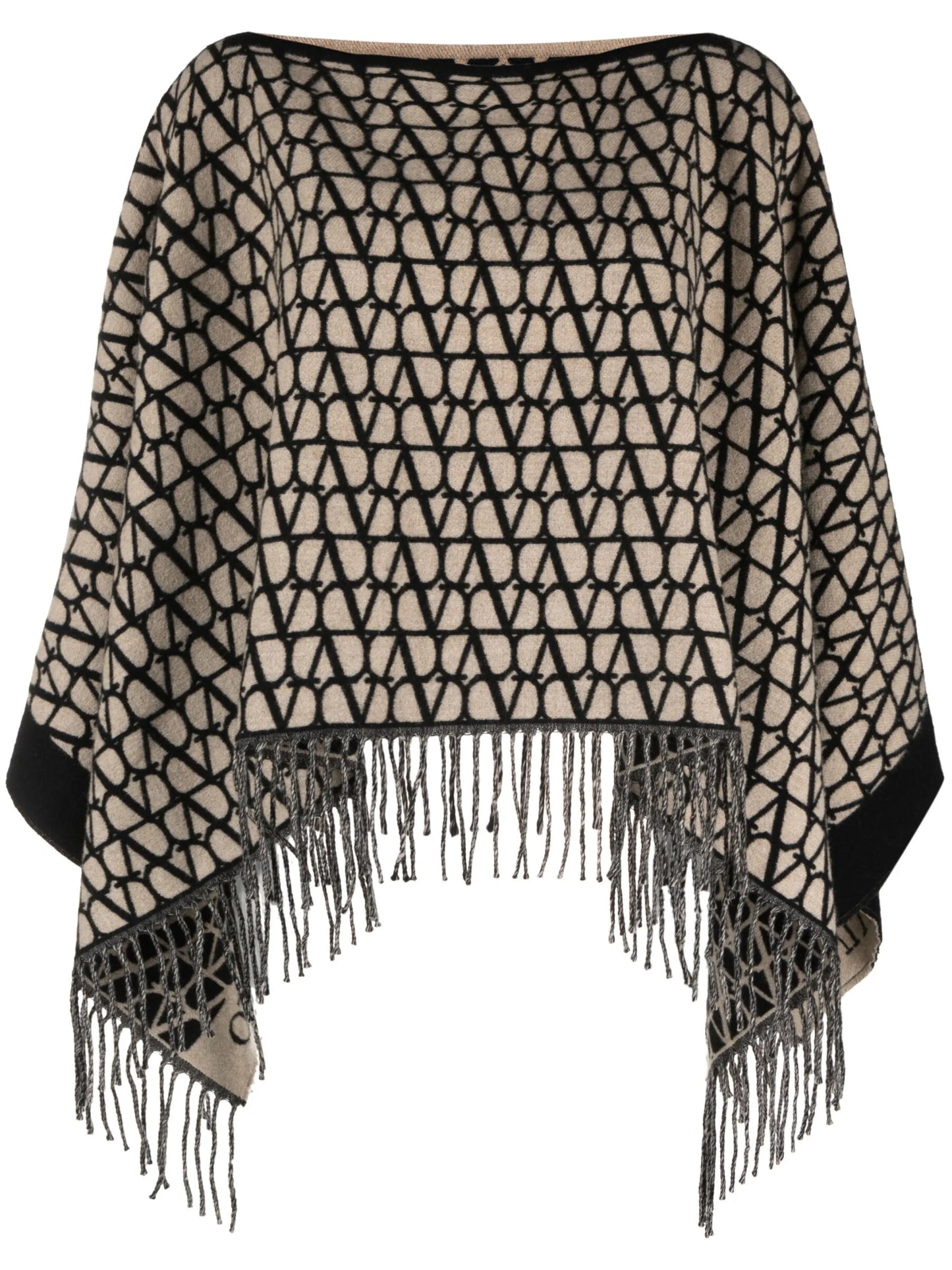 Toile Iconographe fringed poncho