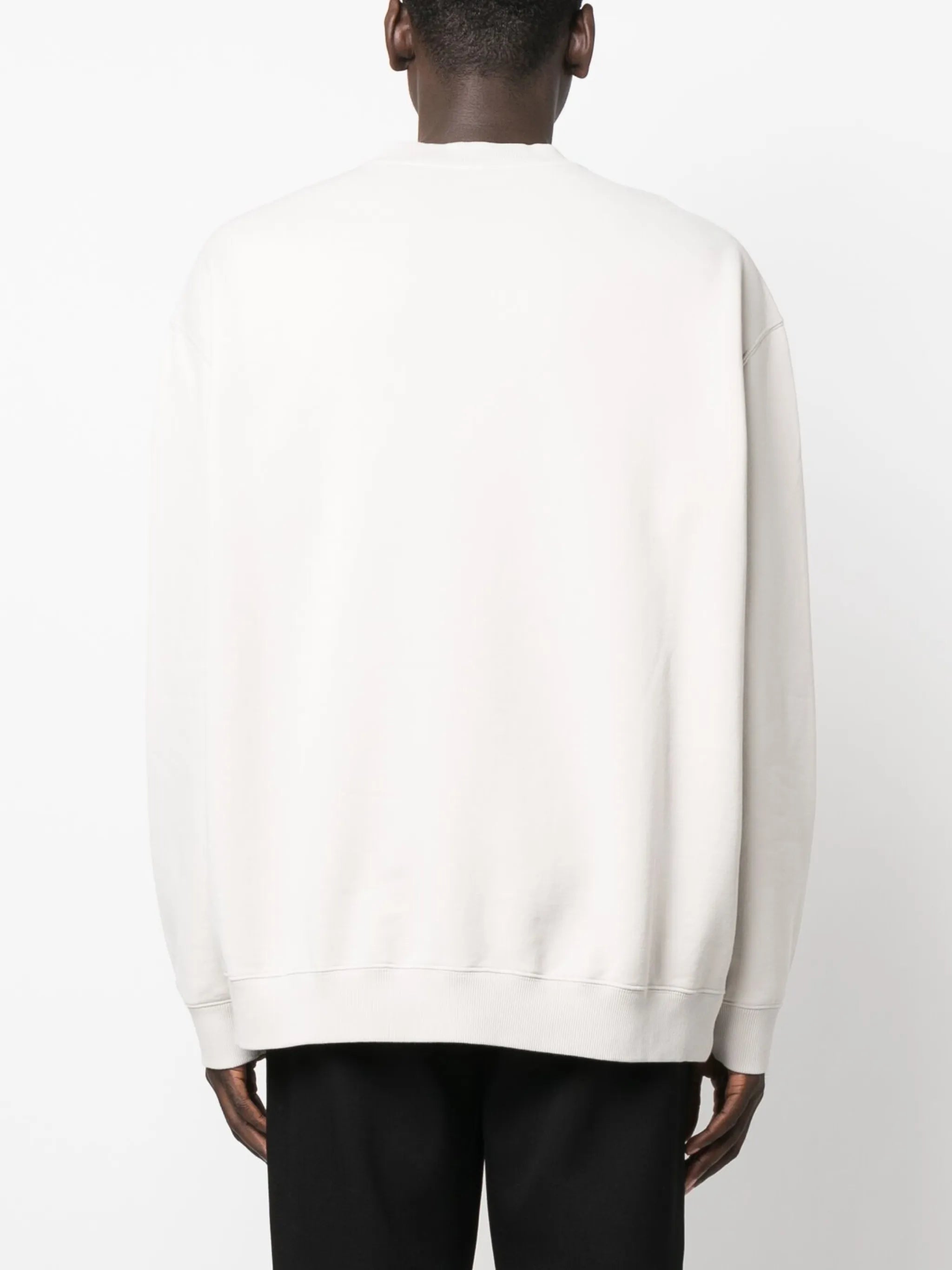 logo-embroidered cotton sweatshirt