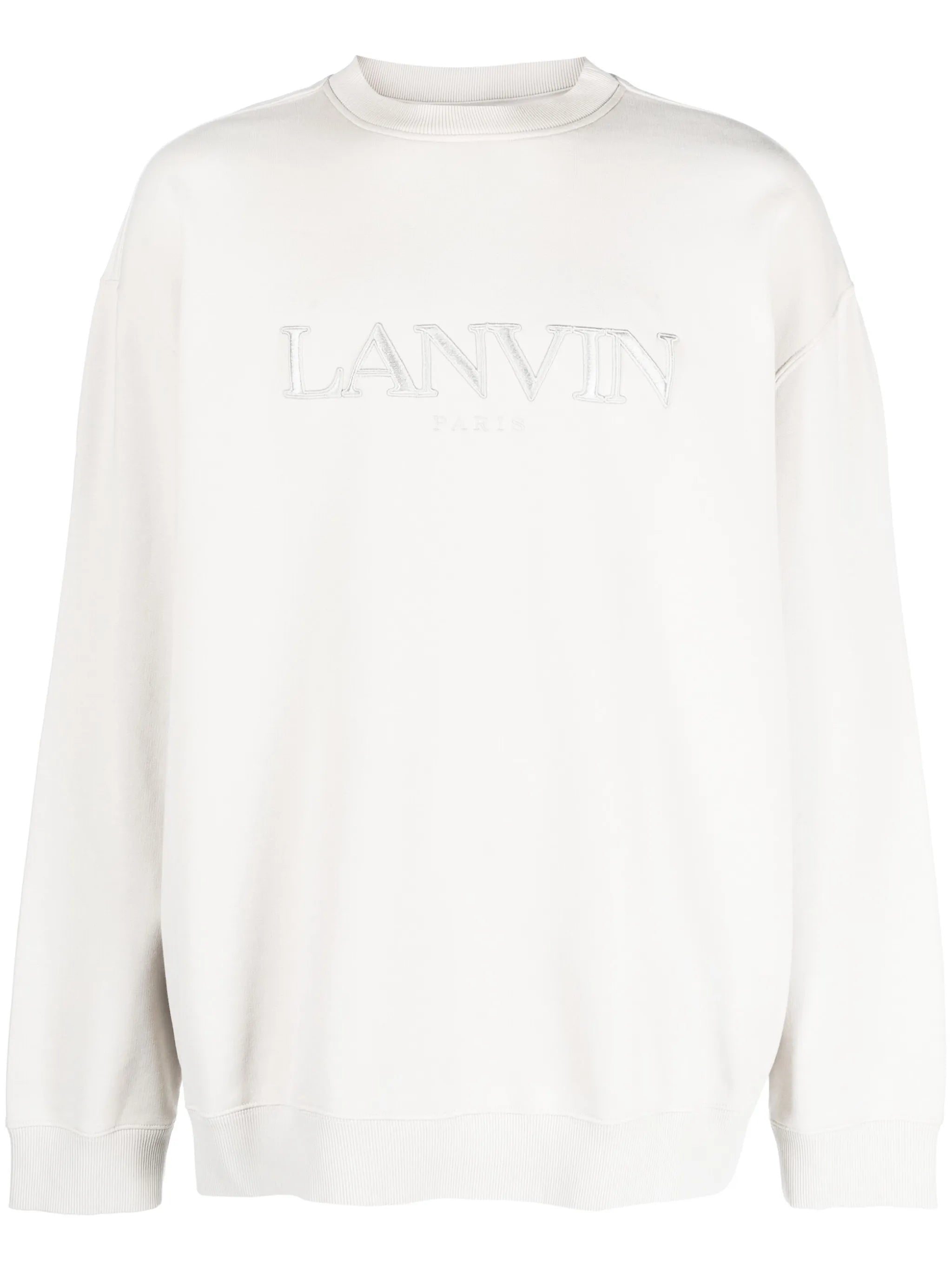 logo-embroidered cotton sweatshirt