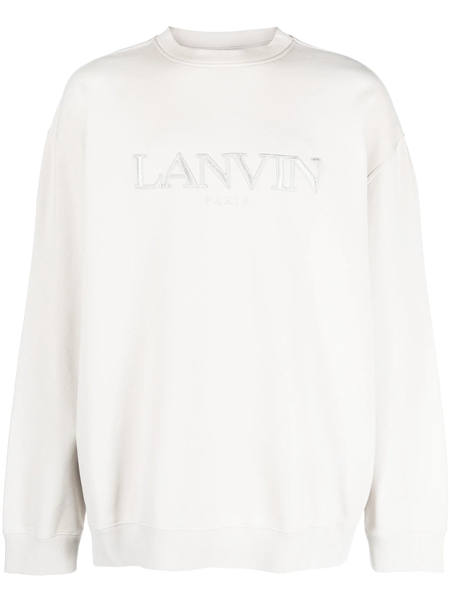 logo-embroidered cotton sweatshirt