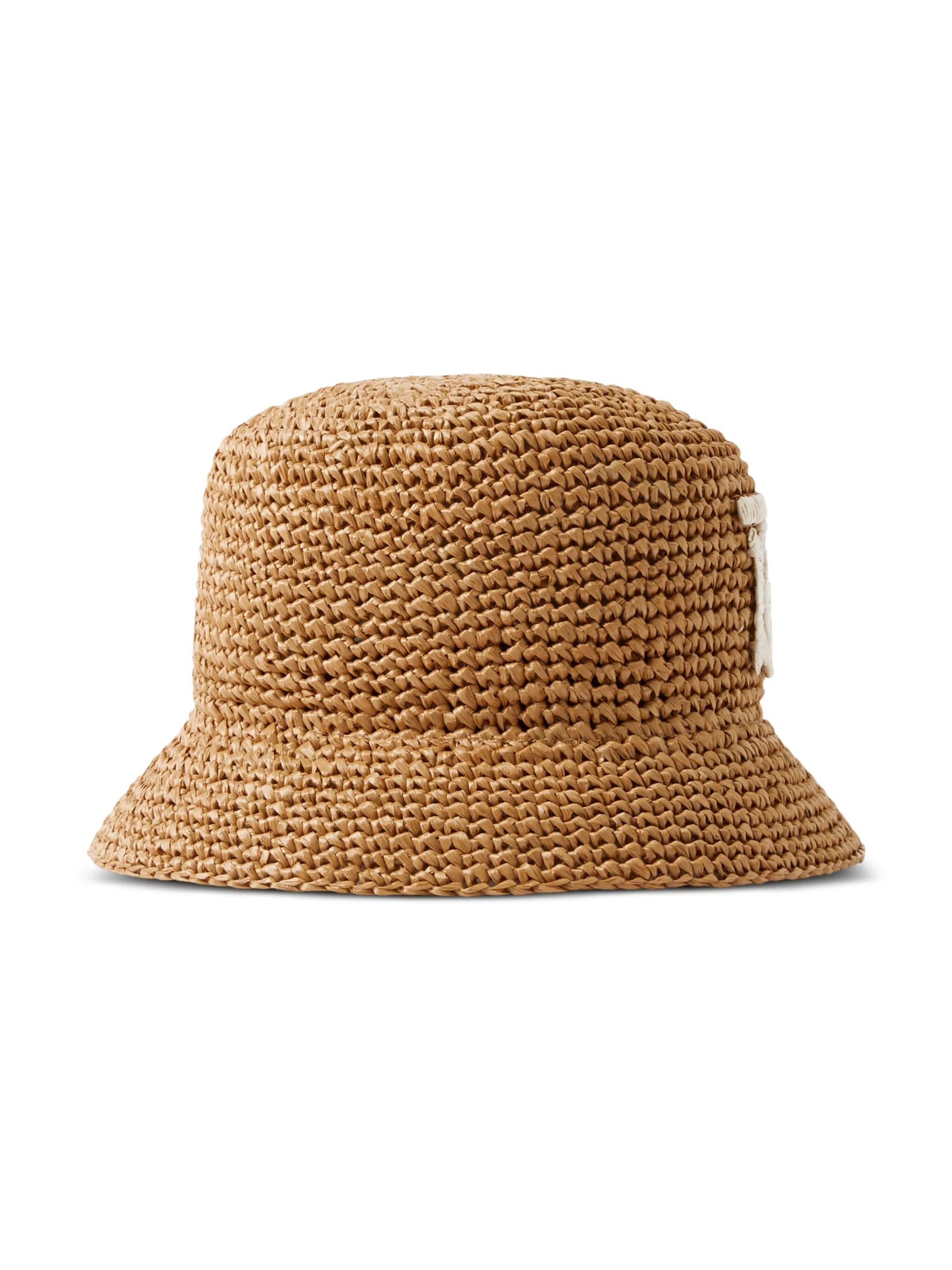 TB monogram-patch bucket hat
