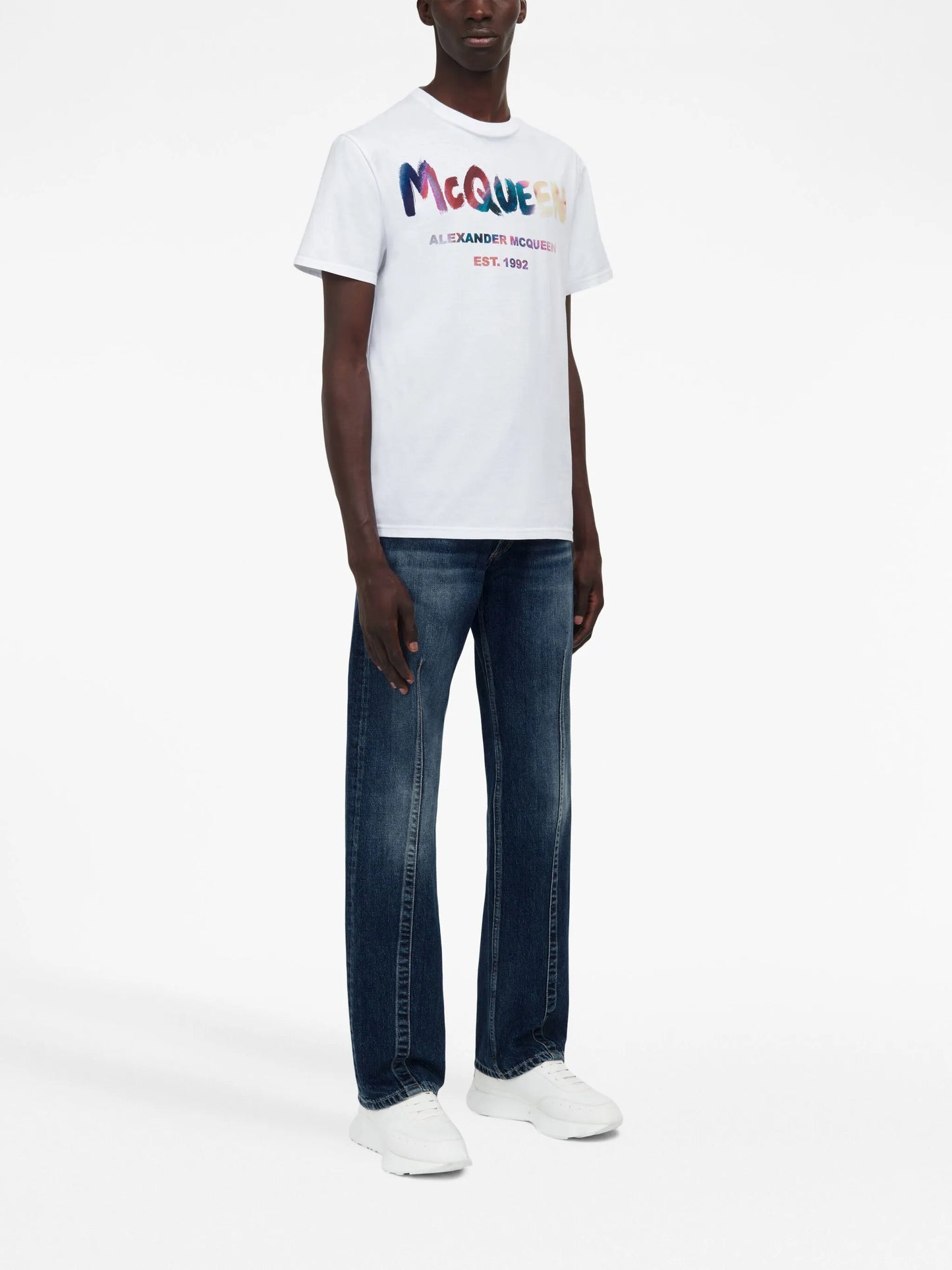 logo-print cotton T-shirt
