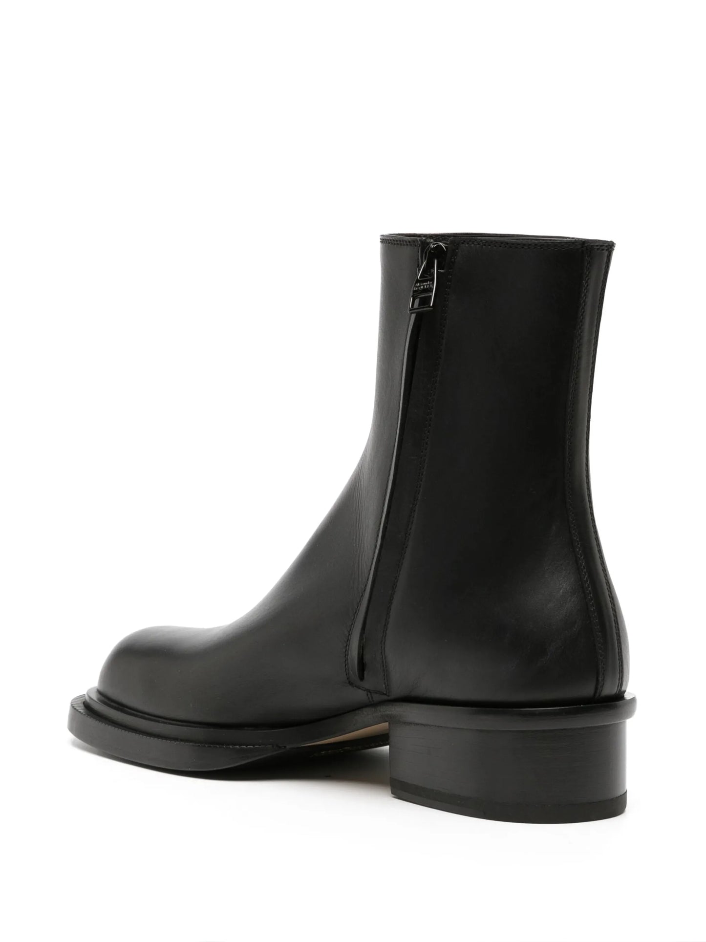 Cuban Stack leather boots