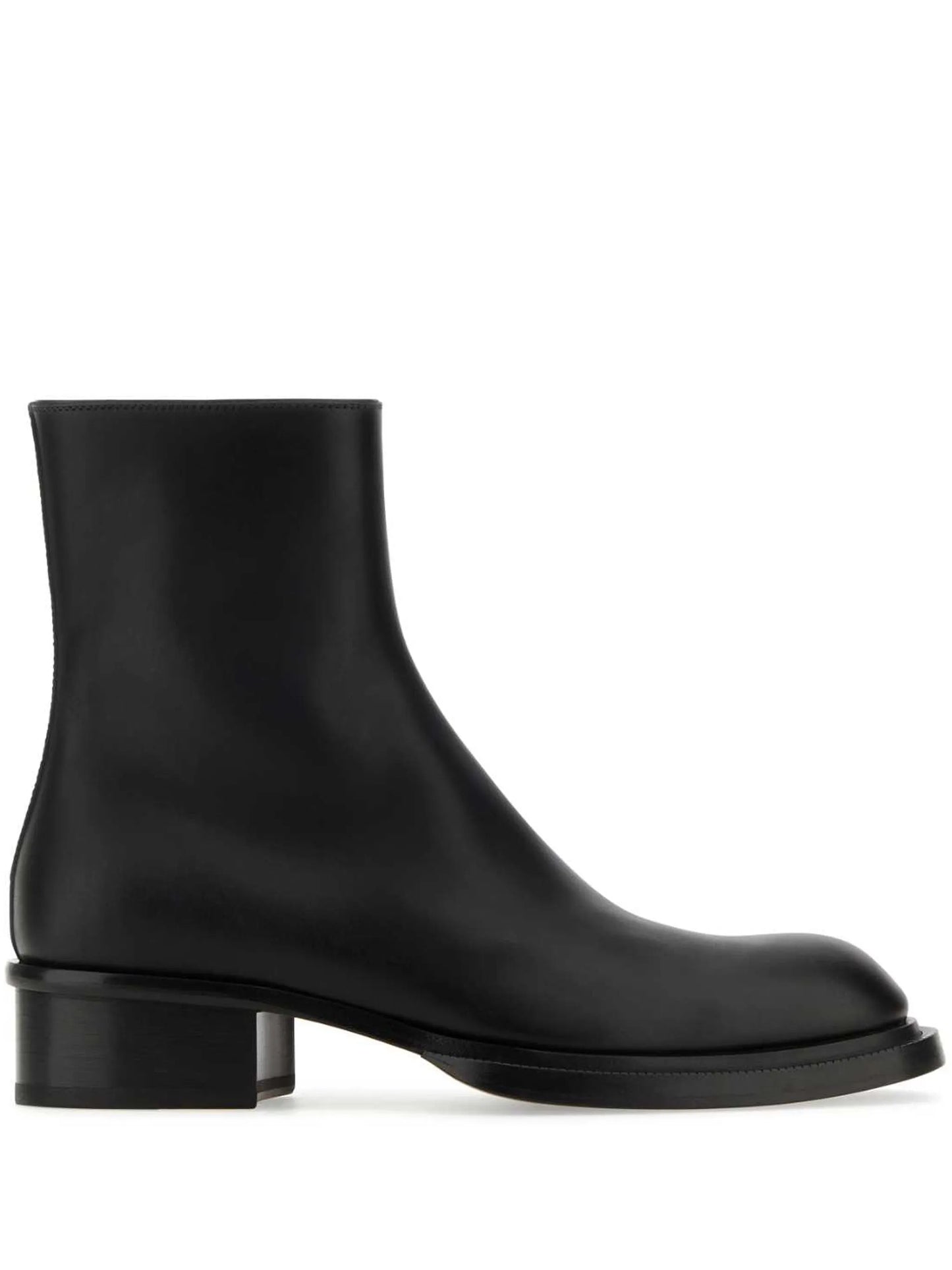 Cuban Stack leather boots